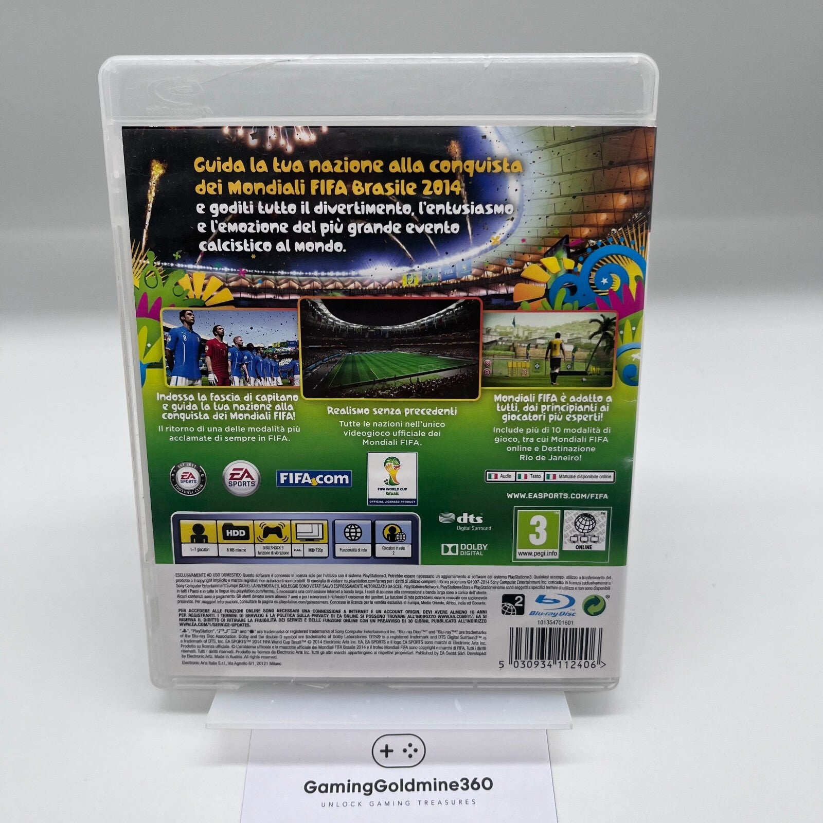 Mondiali FIFA Brasile 2014 PS3 Italiano PAL Completo Sony Playstation 3 WORLDCUP