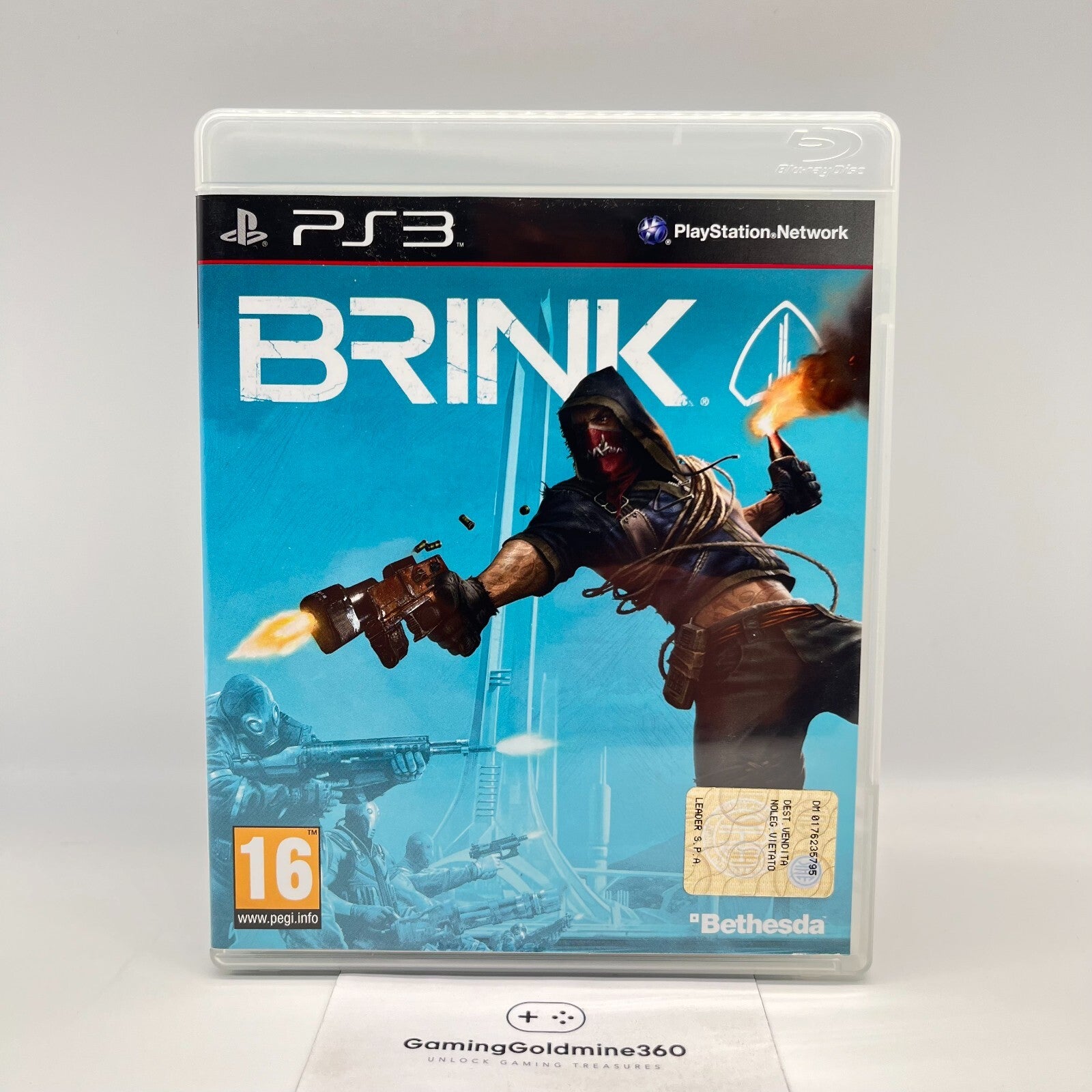 Brink PS3 Italiano Completo con Manuale PAL Bethesda Sony PlayStation 3 OTTIMO