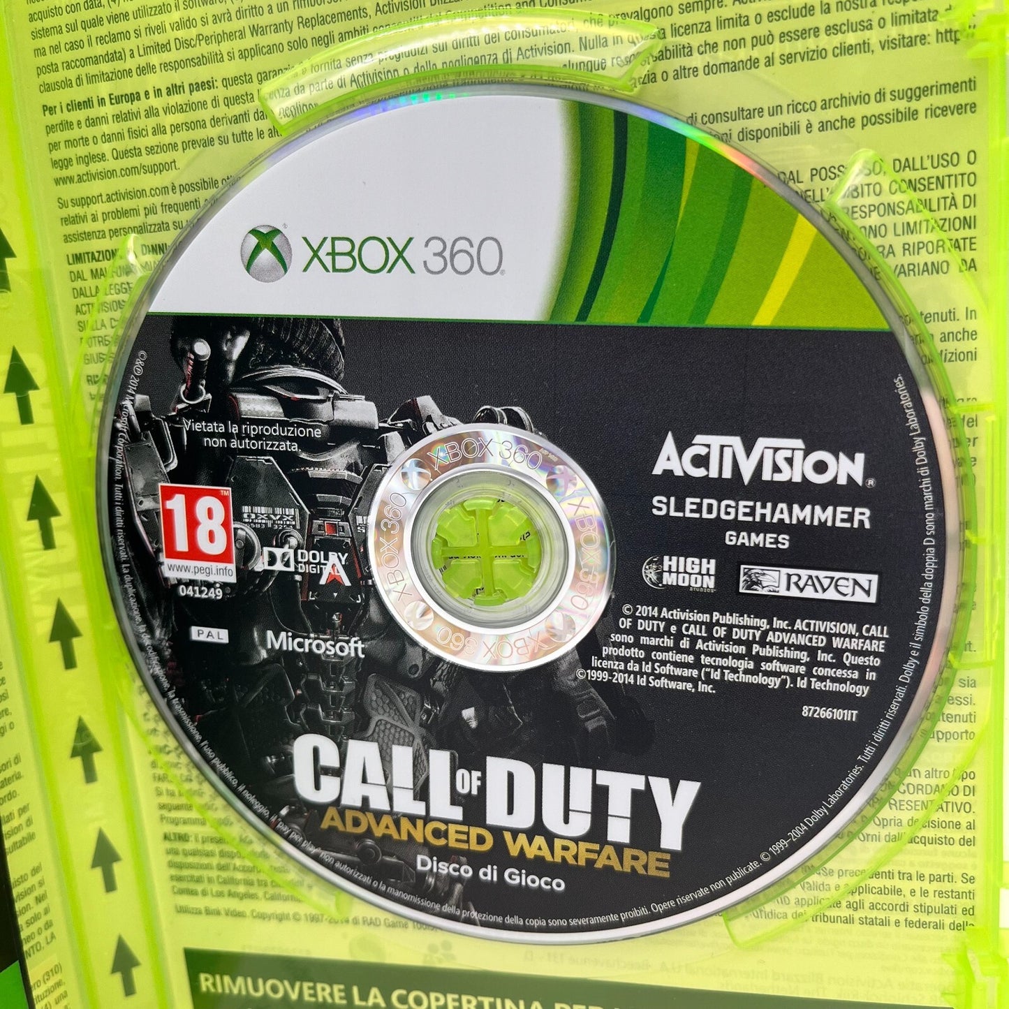 Call of Duty Advanced Warfare Edizione Day Zero Xbox 360 Italiano Completo OTTIM