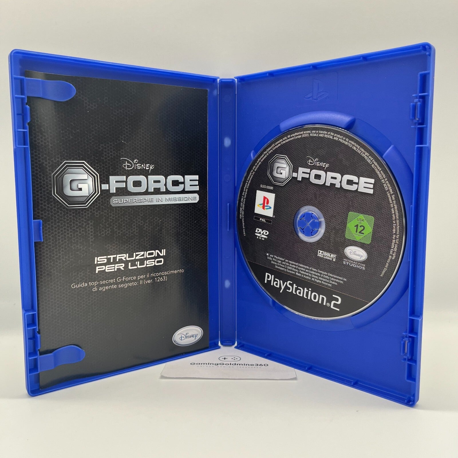 Disney G-Force PS2 Italiano Completo Manuale PAL COME NUOVO Sony PlayStation 2