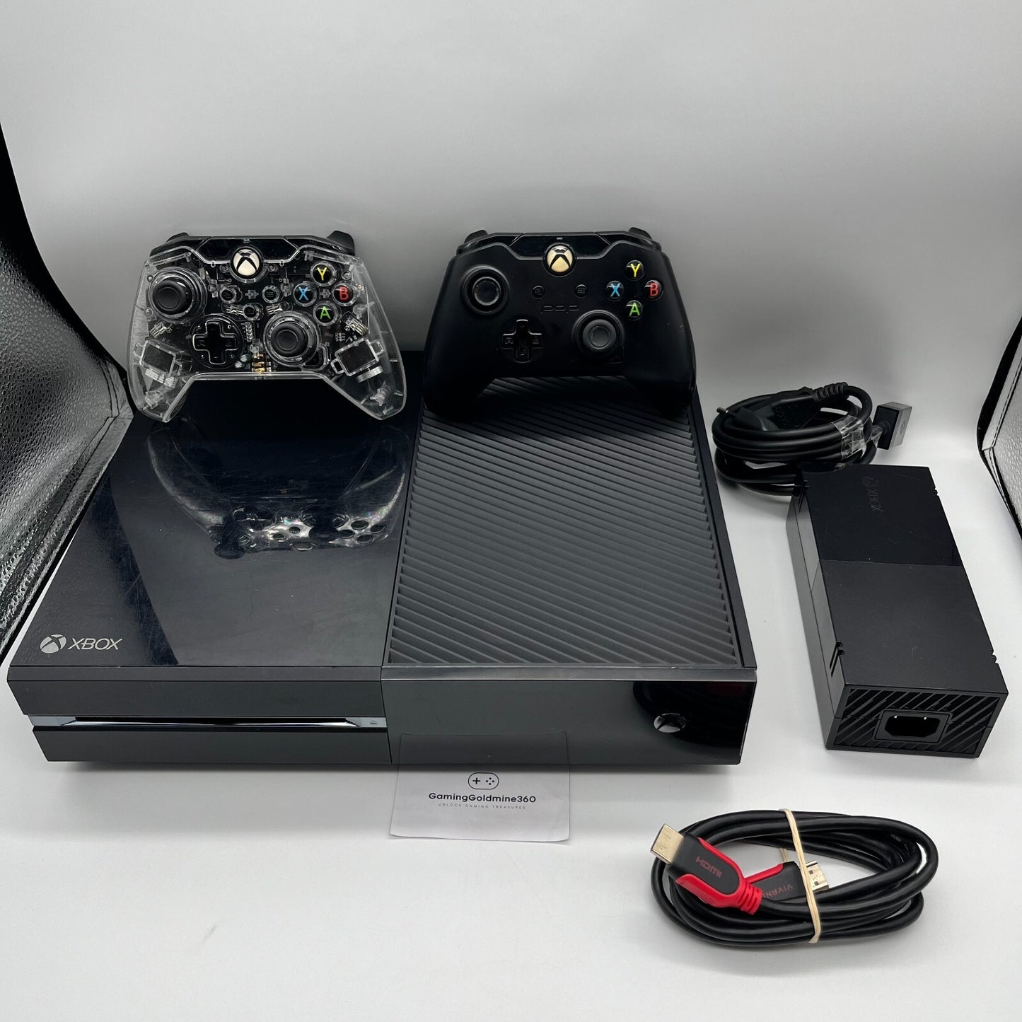 Xbox One Console 500GB Matte Black Microsoft Completa + 2 Controller e Cavi TOP