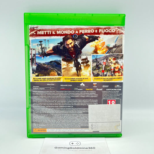 Just Cause 3 Xbox One Italiano Completo SquareEnix Microsoft Videogioco OTTIMO