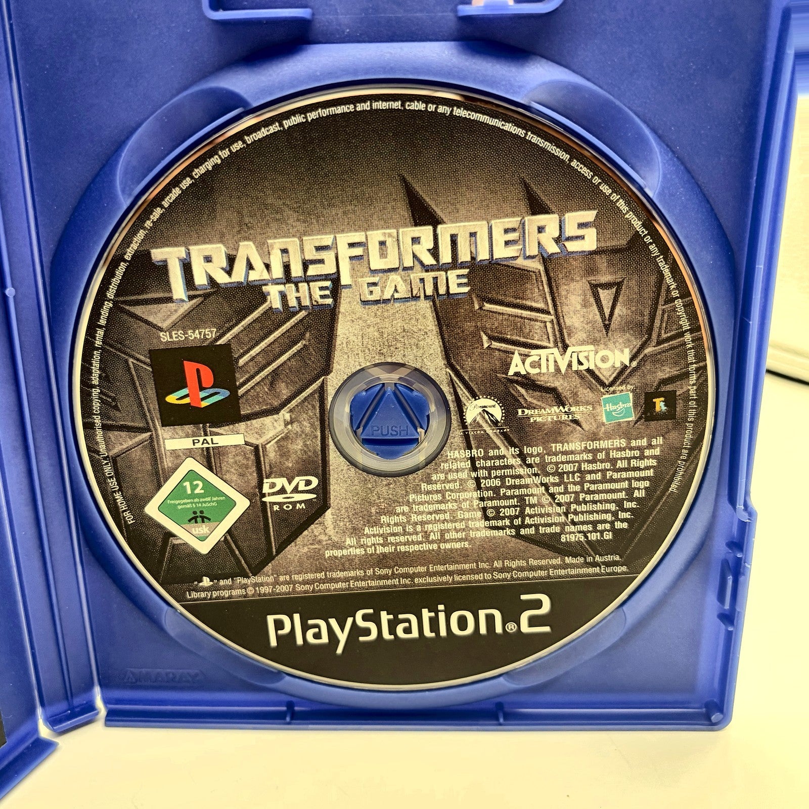 Transformers The Game PS2 PlayStation 2 PAL ITA Completo Activision Azione