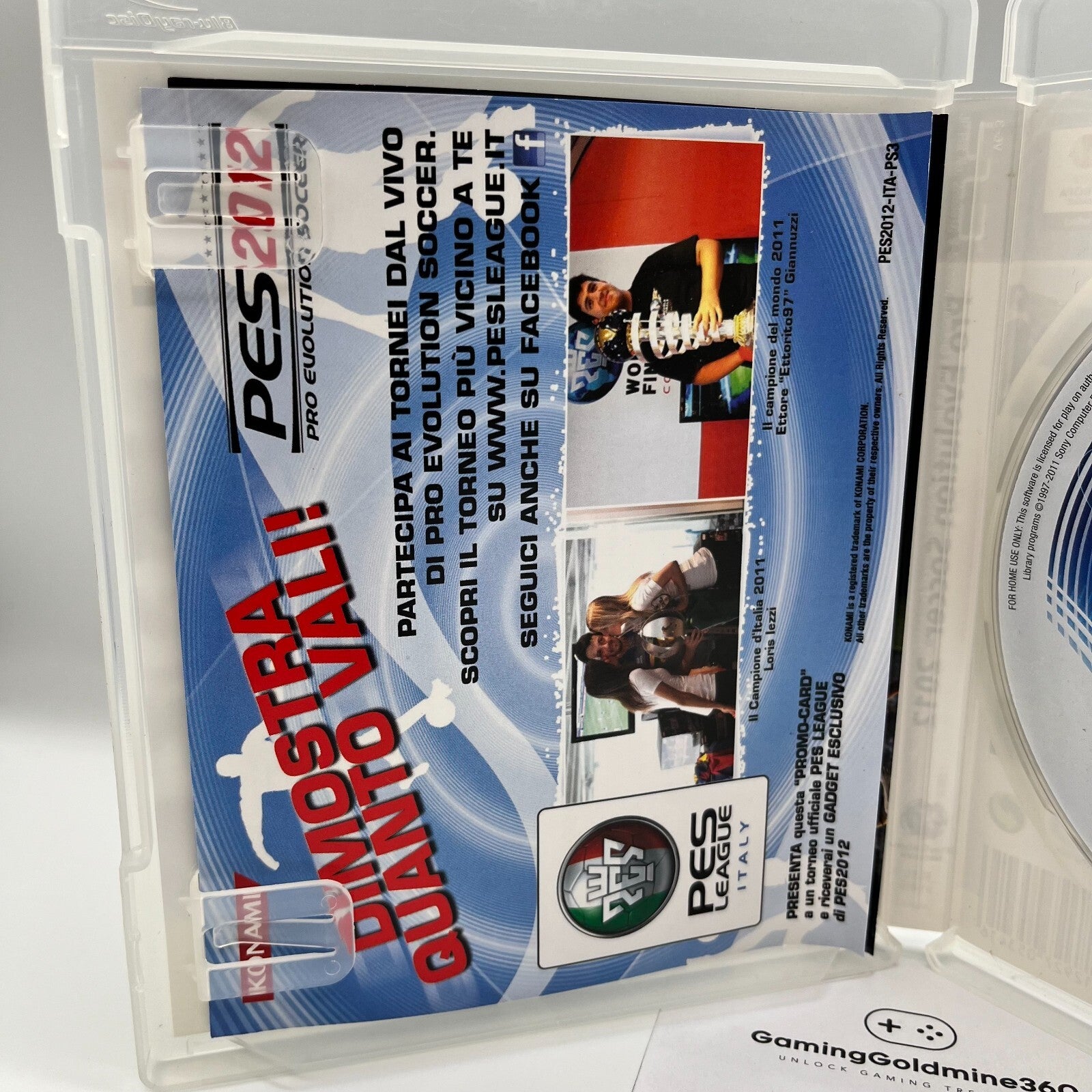 PES 2012 + 2013 PS3 Completi con Manuali PAL Pro Evolution Soccer PlayStation 3