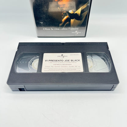 📼 Vi Presento Joe Black VHS Brad Pitt, Anthony Hopkins Film RARO da Collezione
