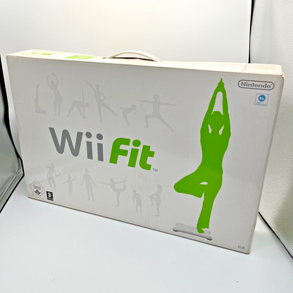 NINTENDO Wii Console COMPLETA con Controller ORIGINALE Wii Mote + Wii Fit BOXATI