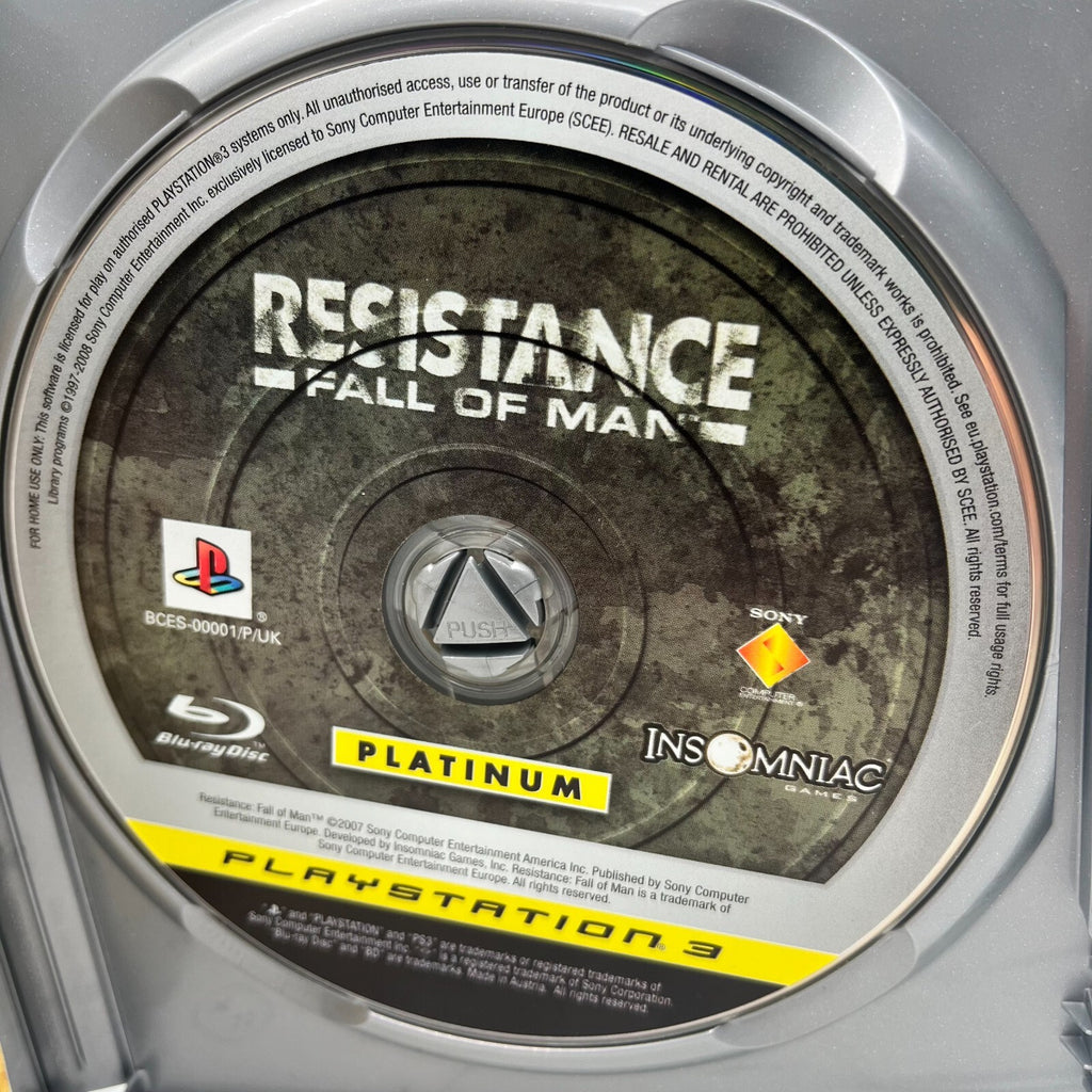 RESISTANCE Fall of Man + 2 PS3 Italiano Completo PAL Sony PlayStation 3 Platinum