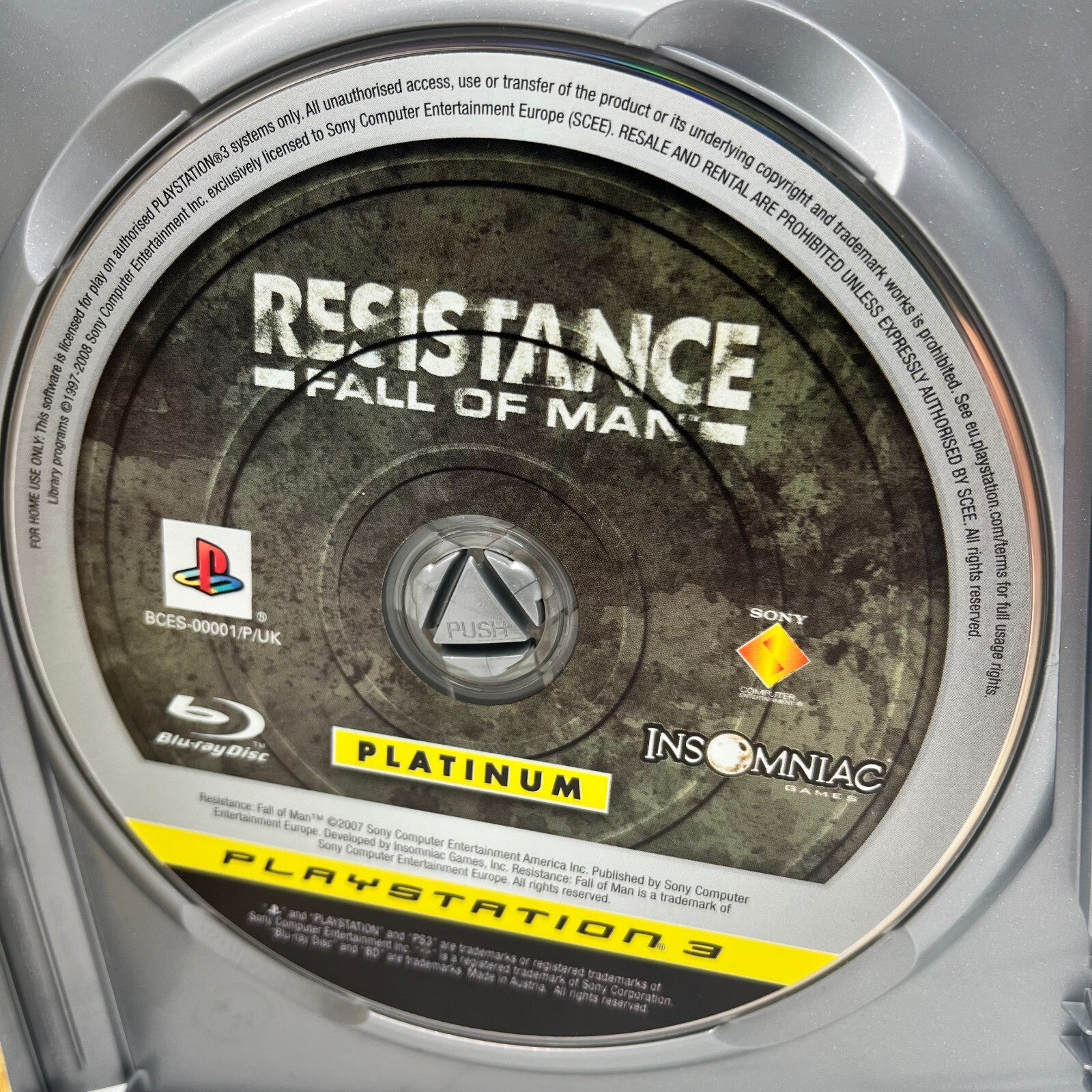 RESISTANCE Fall of Man + 2 PS3 Italiano Completo PAL Sony PlayStation 3 Platinum