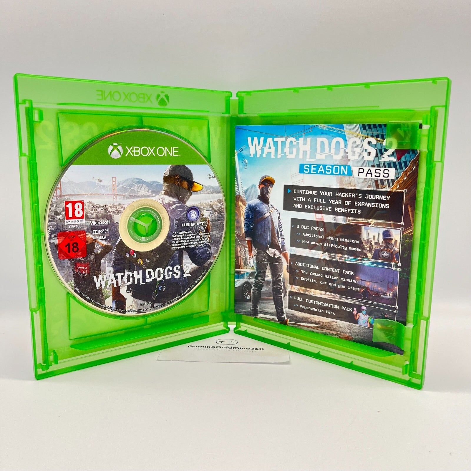 WATCH DOGS 1 & 2 Xbox One Italiano Completo con Manuale Giochi Ubisoft Microsoft