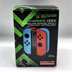 Caricatore Battletron Dock Ricarica Joy-Con Nintendo Switch USB-C LED Nuovo