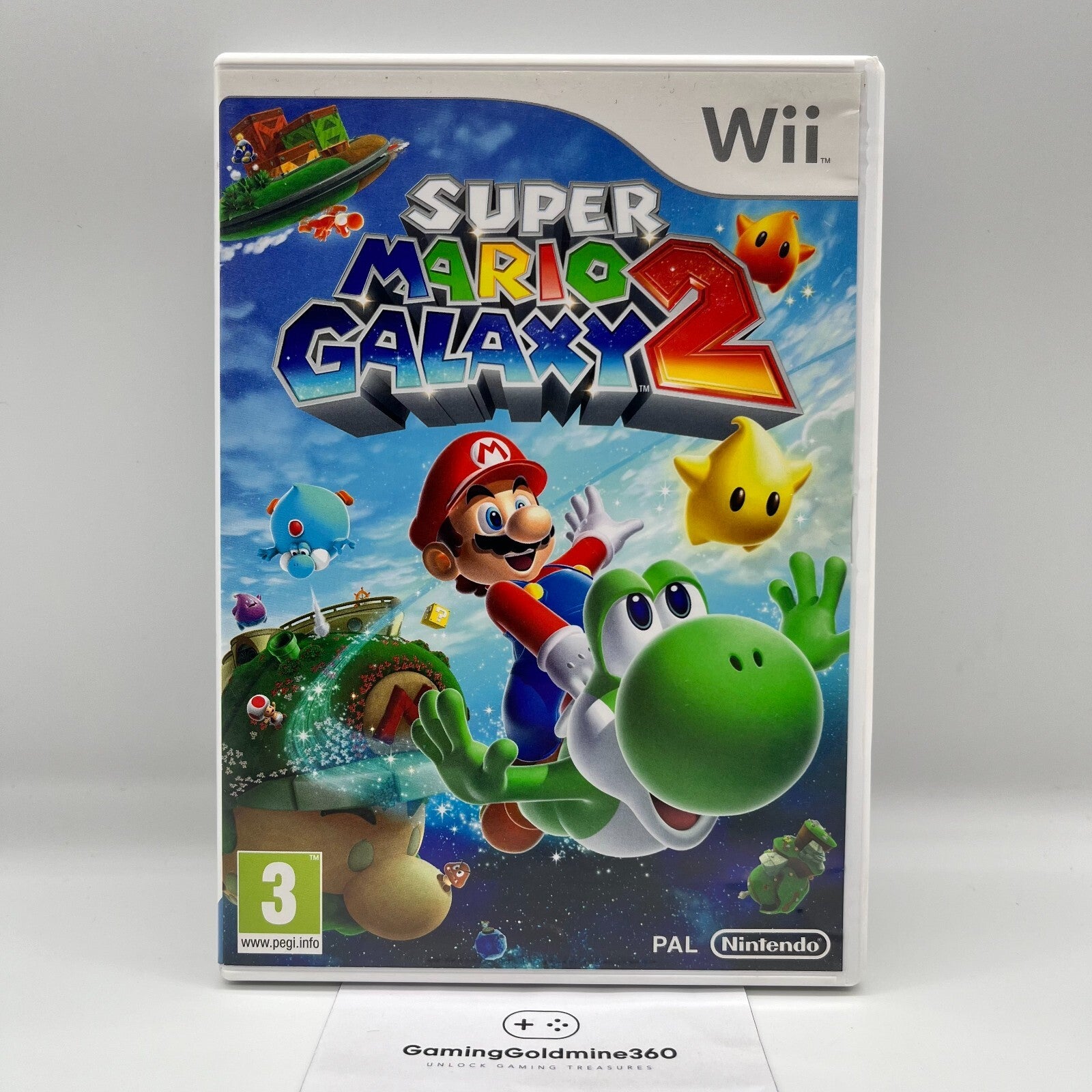 Super Mario Galaxy (solo disco) + 2 (senza manuale) Nintendo Wii OTTIMI