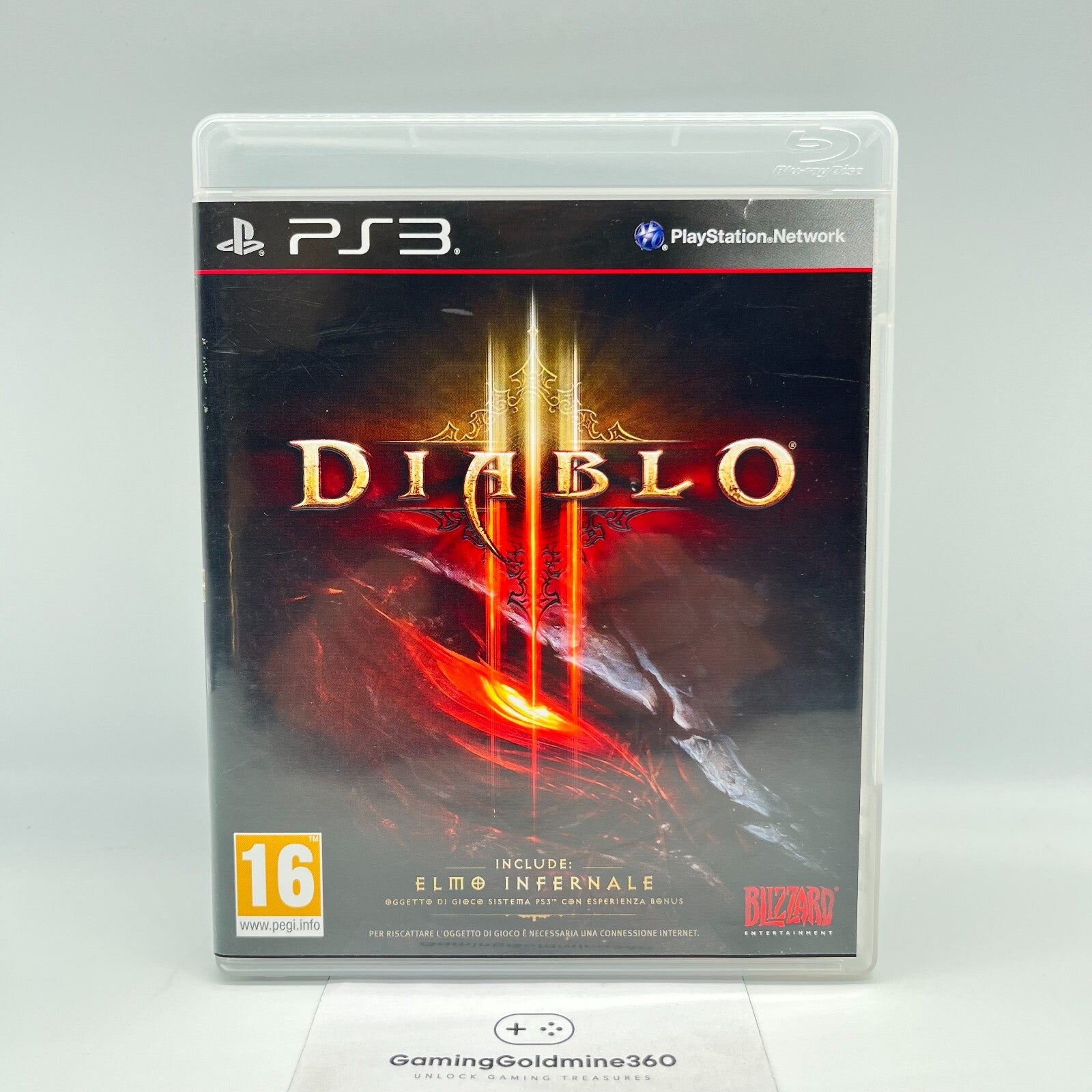 DIABLO III (3) PS3 Italiano Completo con Manuale PAL Blizzard Sony PlayStation 3