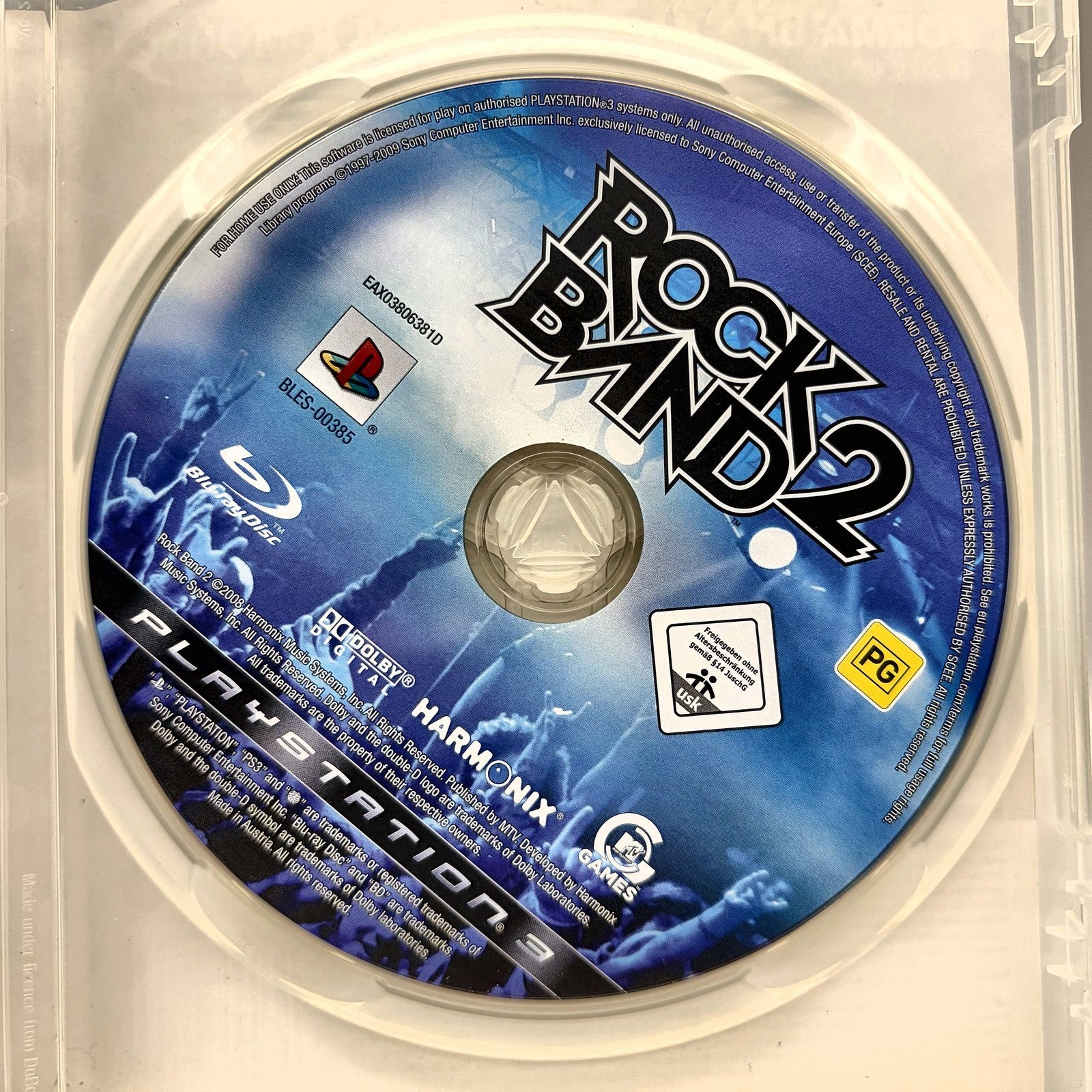 Rock Band 2 PS3 PlayStation 3 PAL ITA Electronic Arts Harmonix Musica Solo Gioco