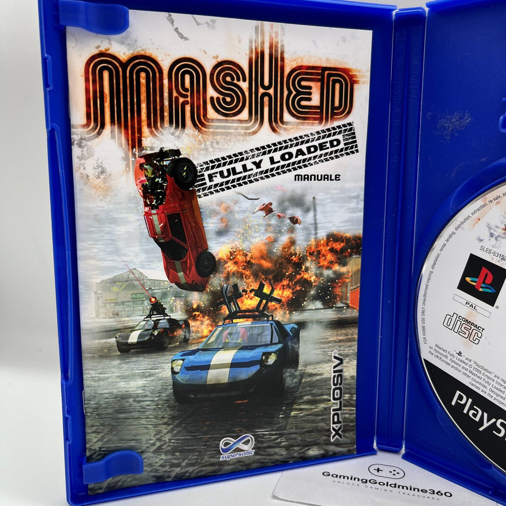 MASHED Fully Loaded PS2 Italiano Completo Xplosiv Sony PlayStation 2 COME NUOVO