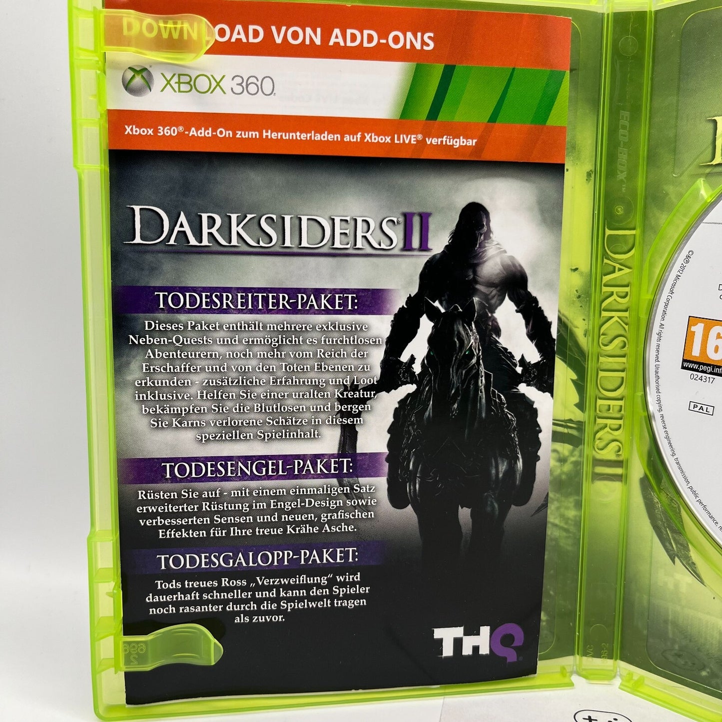 DarkSiders I + II Xbox 360 Completi Manuale PAL Italiano/Multilingua THQ OTTIMI