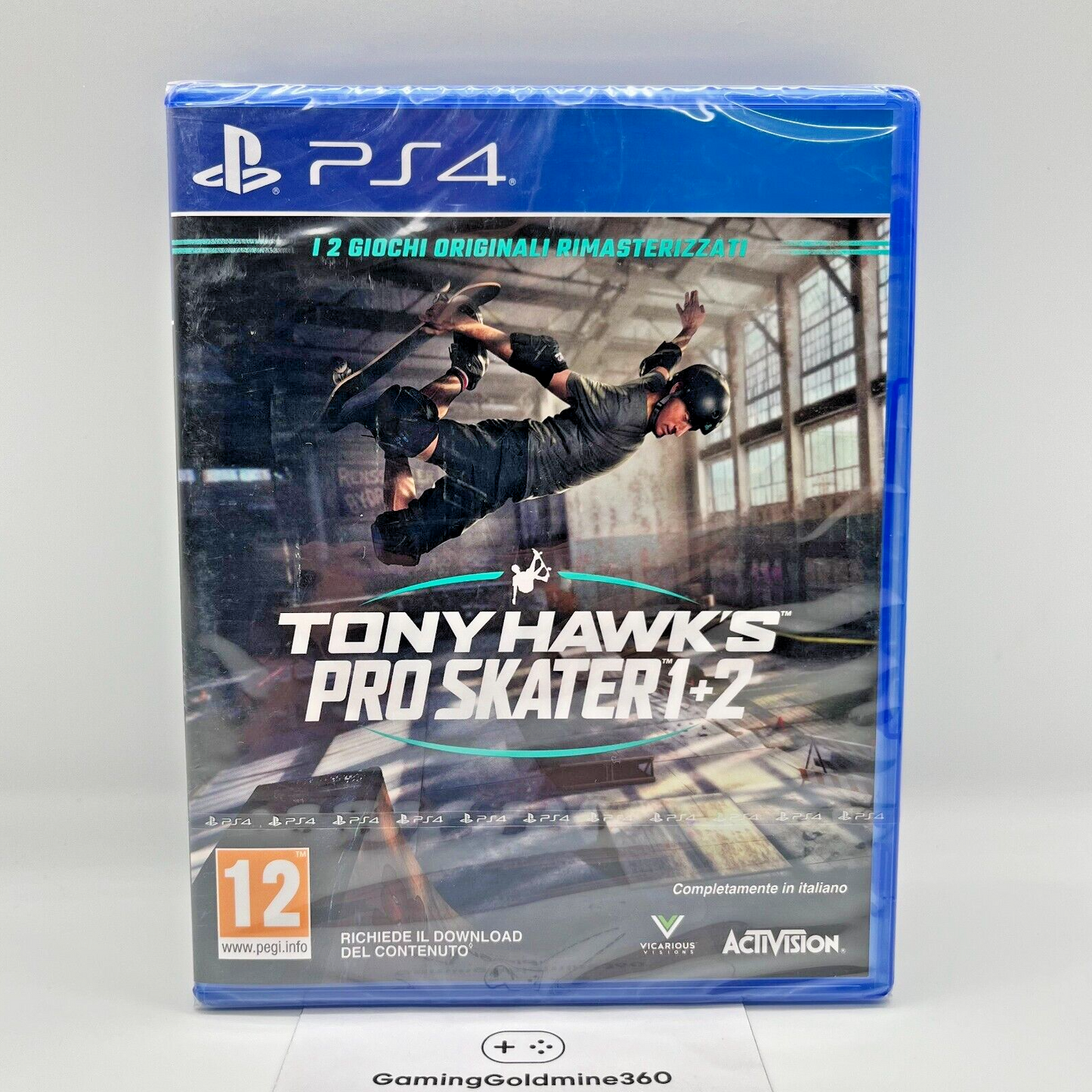 TONY HAWK'S Pro Skater 1+2 PS4 Italiano NUOVO SIGILLATO Activision PlayStation 4