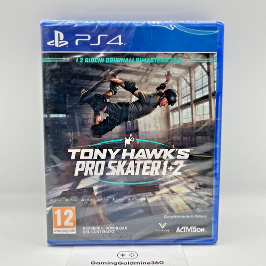 TONY HAWK'S Pro Skater 1+2 PS4 Italiano NUOVO SIGILLATO Activision PlayStation 4