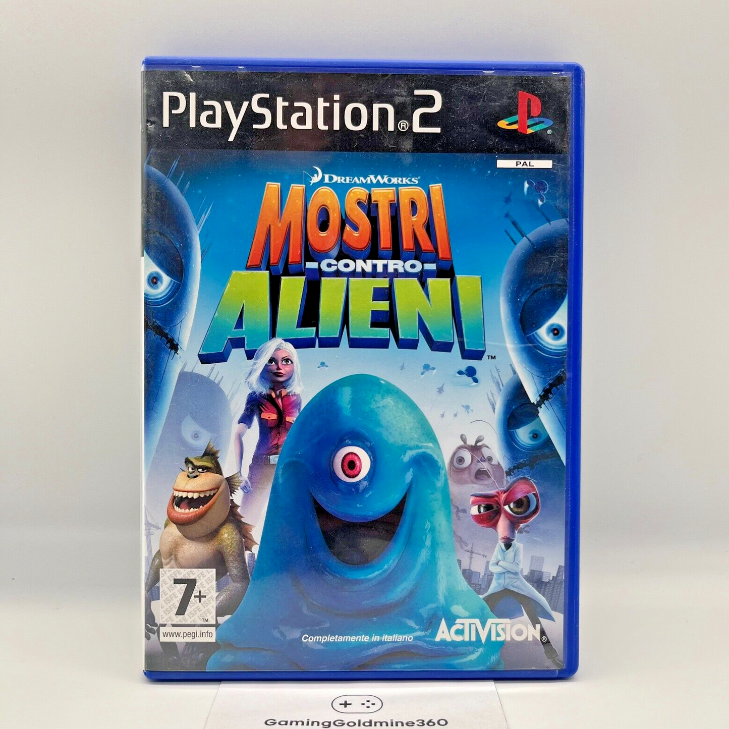Mostri Contro Alieni PS2 Italiano Completo Activison Sony PlayStation 2 OTTIMO