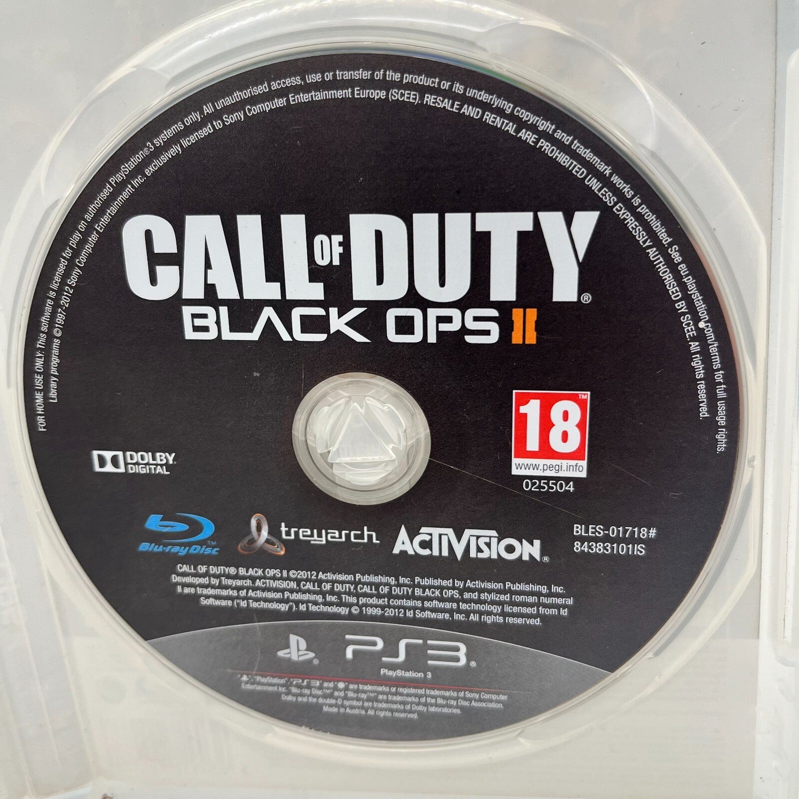 Call of Duty BLACK OPS II (2) PS3 Italiano PAL Activision Sony PlayStation 3 TOP