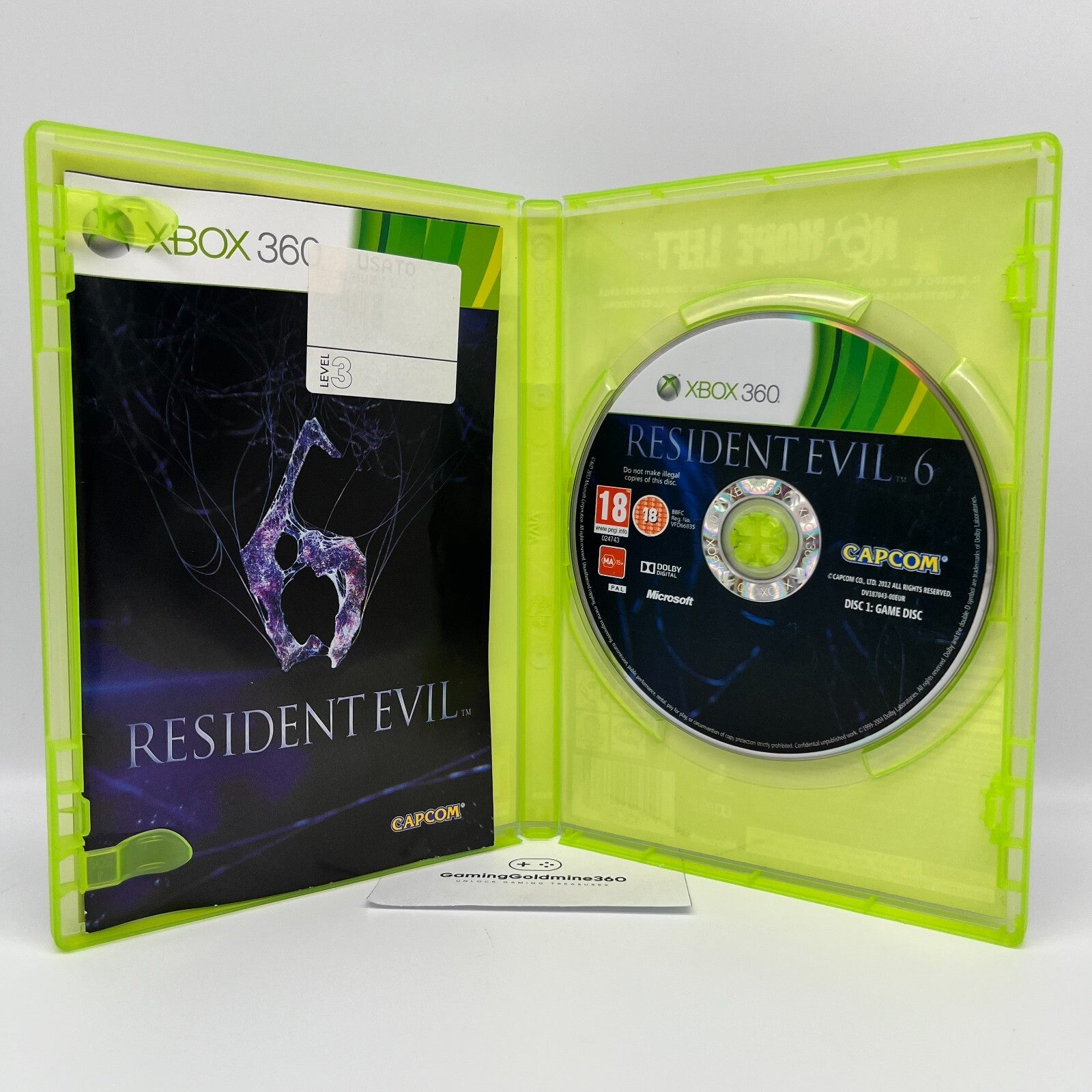 Resident Evil 6 Xbox 360 Italiano Completo con Manuale PAL Capcom Microsoft