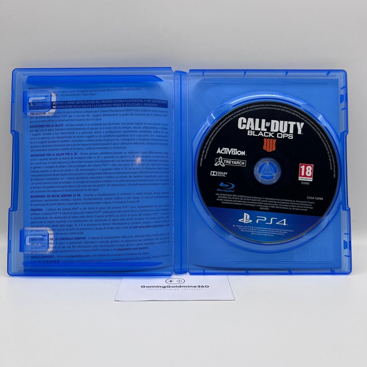 Call of Duty Black Ops IIII 4 PS4 ITALIANO Activision Sony PlayStation 4 OTTIMO