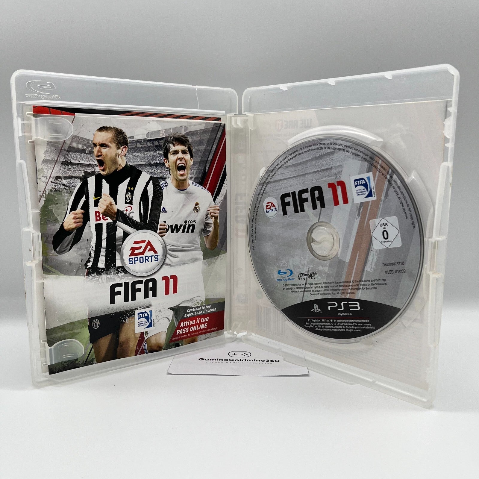 FIFA 11 PS3 Italiano Completo con Manuale PAL EA Sony PlayStation 3 COME NUOVO