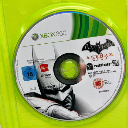 BATMAN Arkham City Xbox 360 Completo con Manuale PAL Multilingua WarnerBros DC
