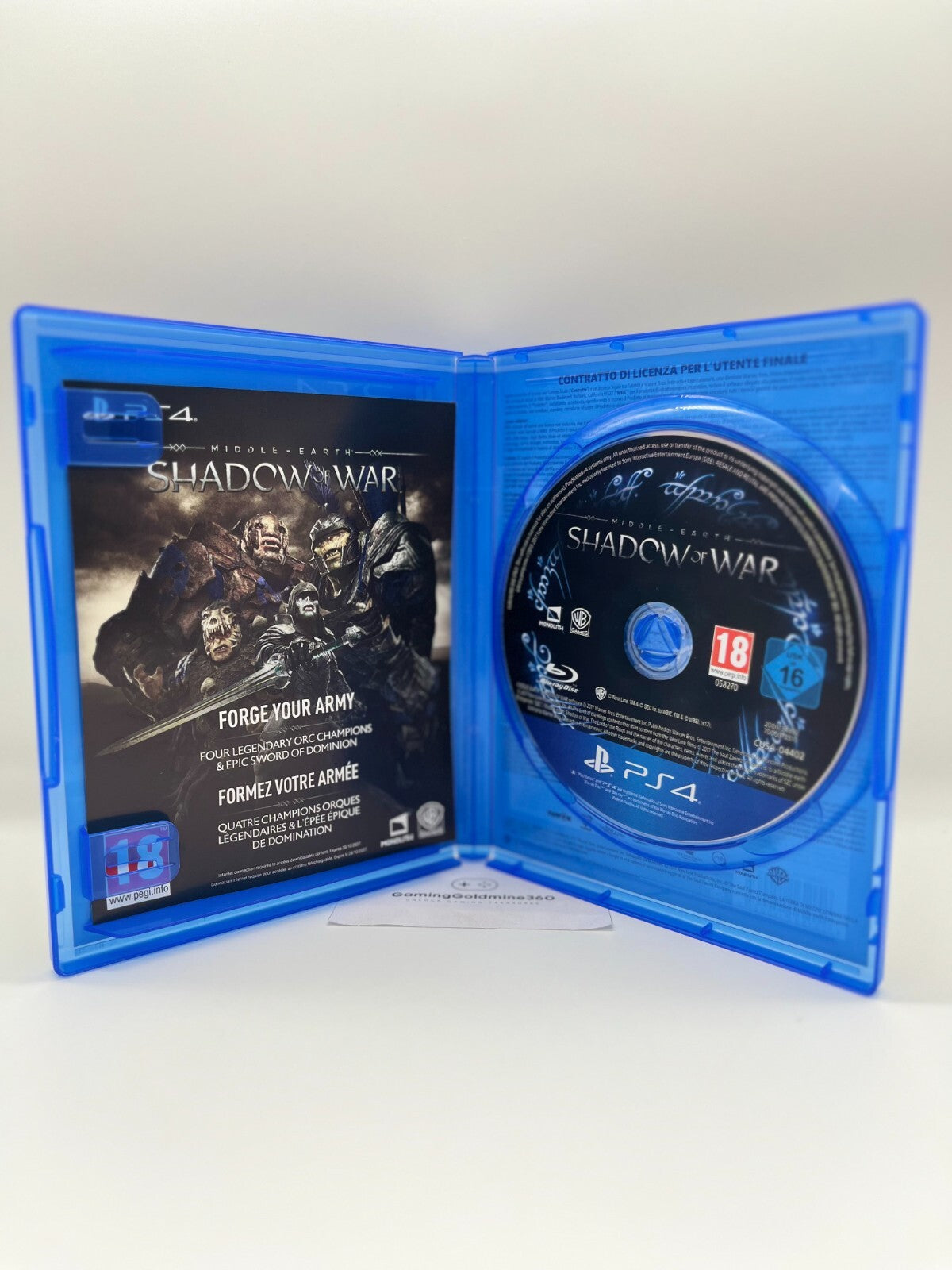La Terra di Mezzo L'Ombra della Guerra PS4 Italiano Completo Sony PlayStation 4