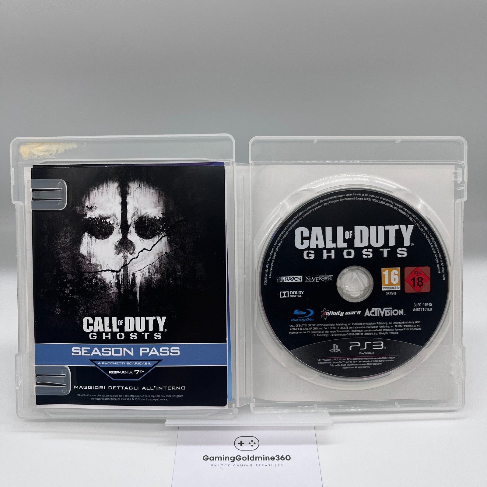 Call of Duty Ghosts EDIZIONE LIMITATA PS3 Completo PAL Italiano Playstation 3 