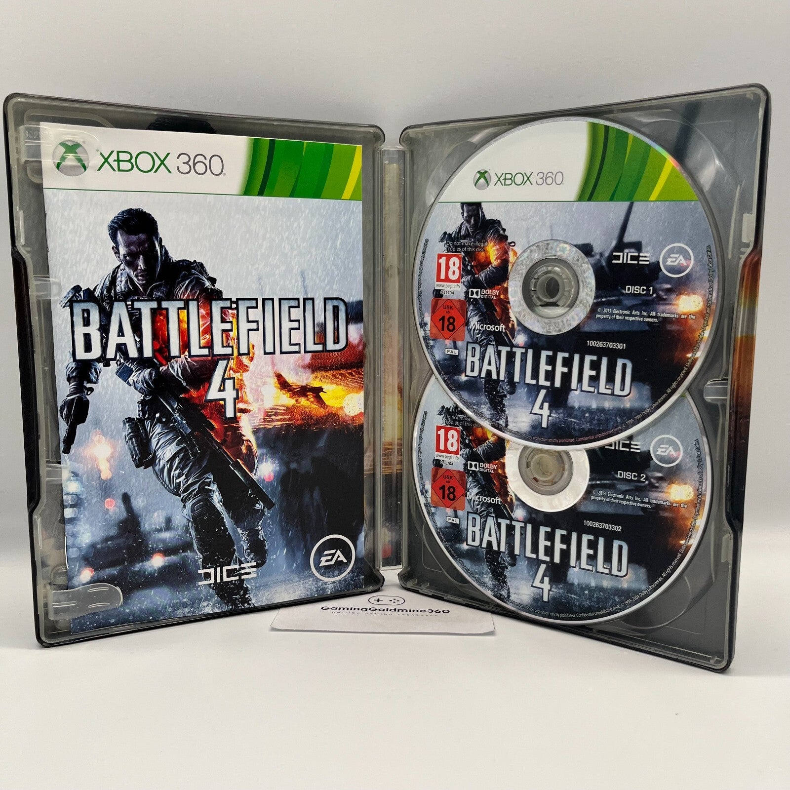 Battlefield 4 Edizione Limitata Steelbook Xbox 360 Italiano Completo PAL Ottimo