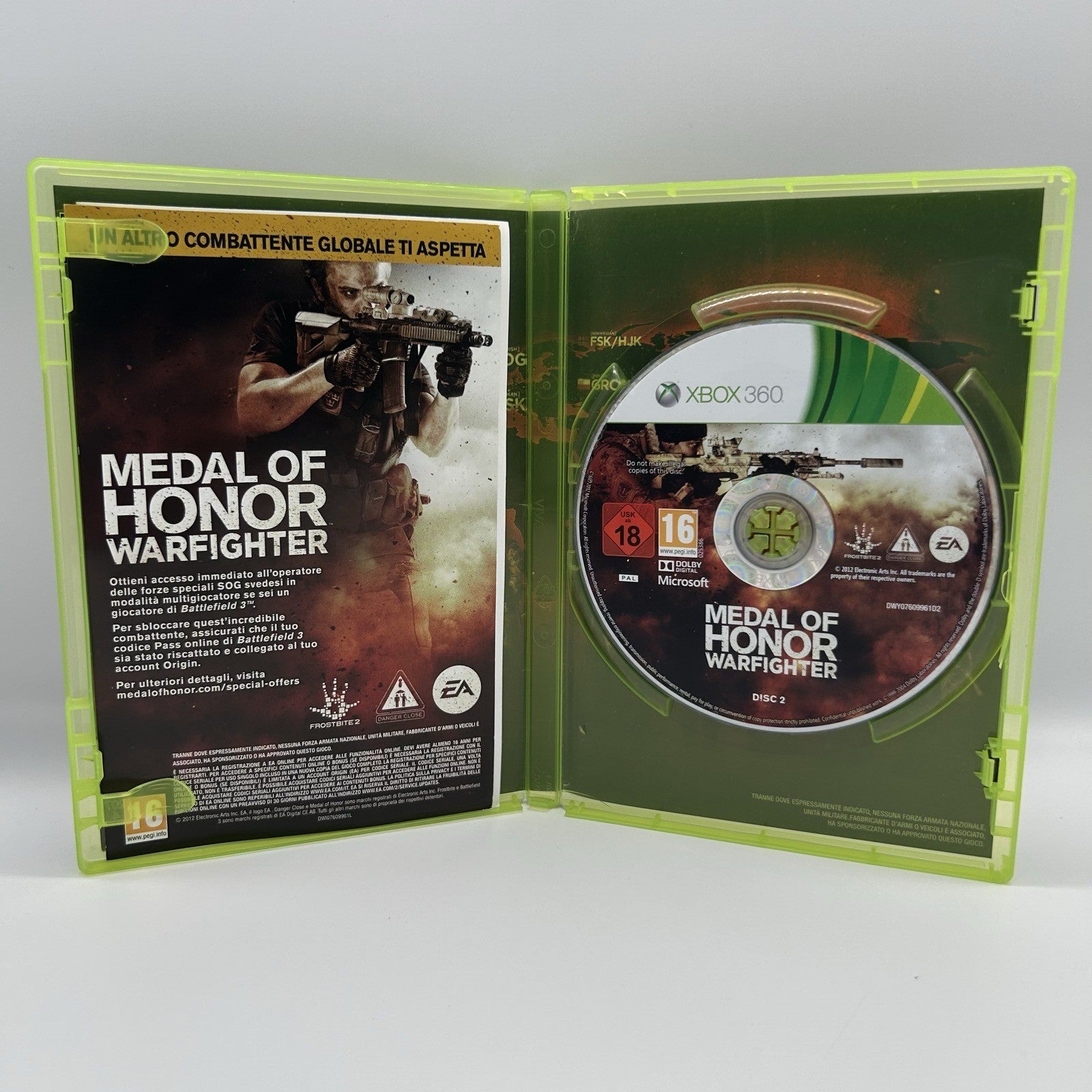 Medal of Honor Warfighter Limited Edition Xbox 360 PAL ITA 2 Dischi EA Testato