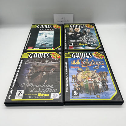Lotto Giochi PC Top Games (Aurora Watching, Chrome, Sherlock Holmes, 80 Giorni)