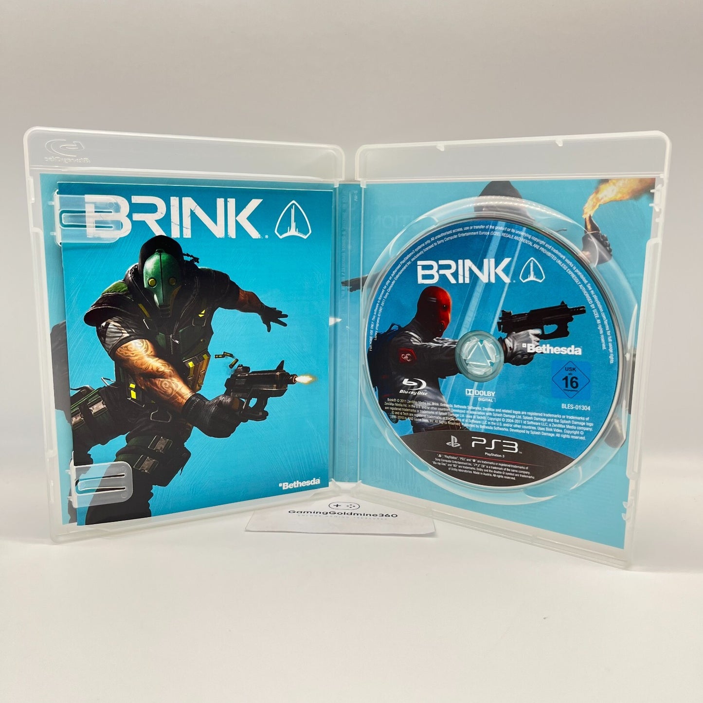Brink PS3 Italiano Completo con Manuale PAL Bethesda Sony PlayStation 3 OTTIMO