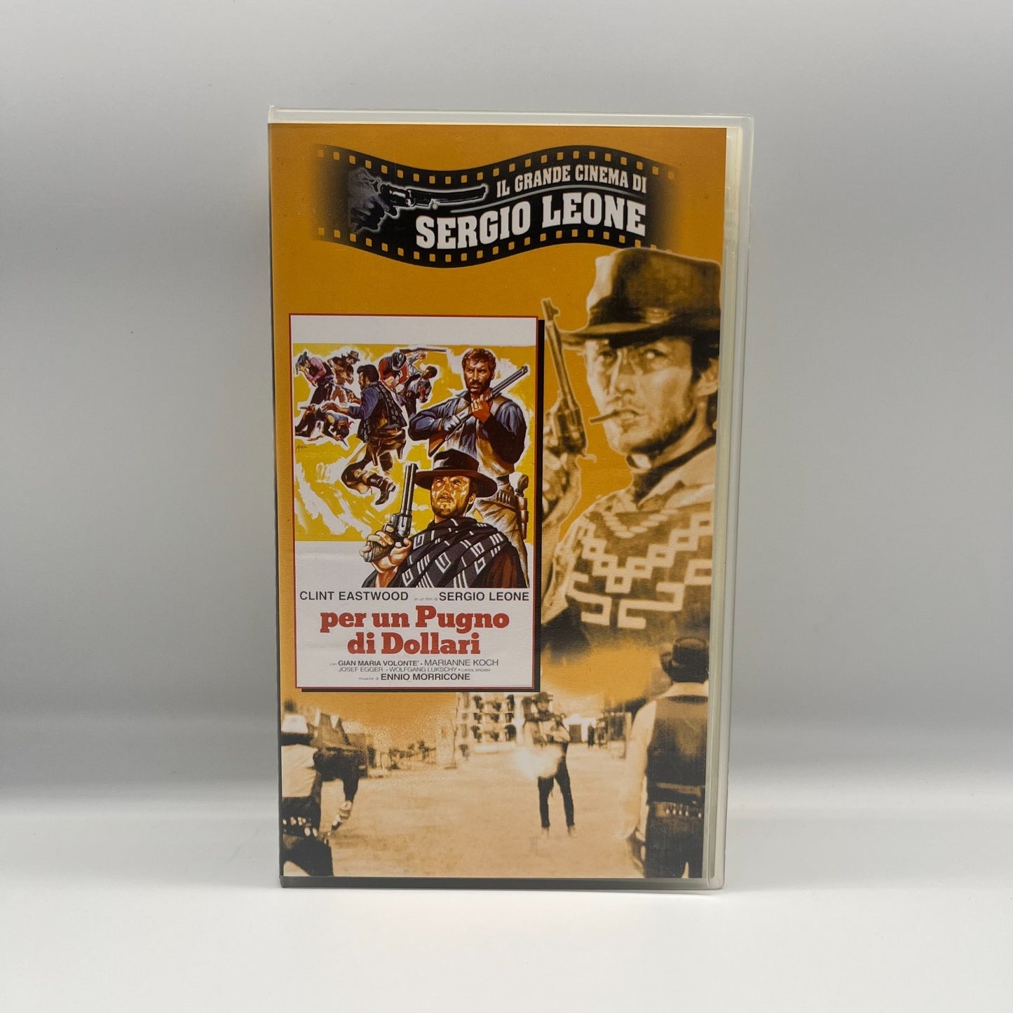🎬 3x VHS Sergio Leone Western CLINT EASTWOOD Dollaro CVC