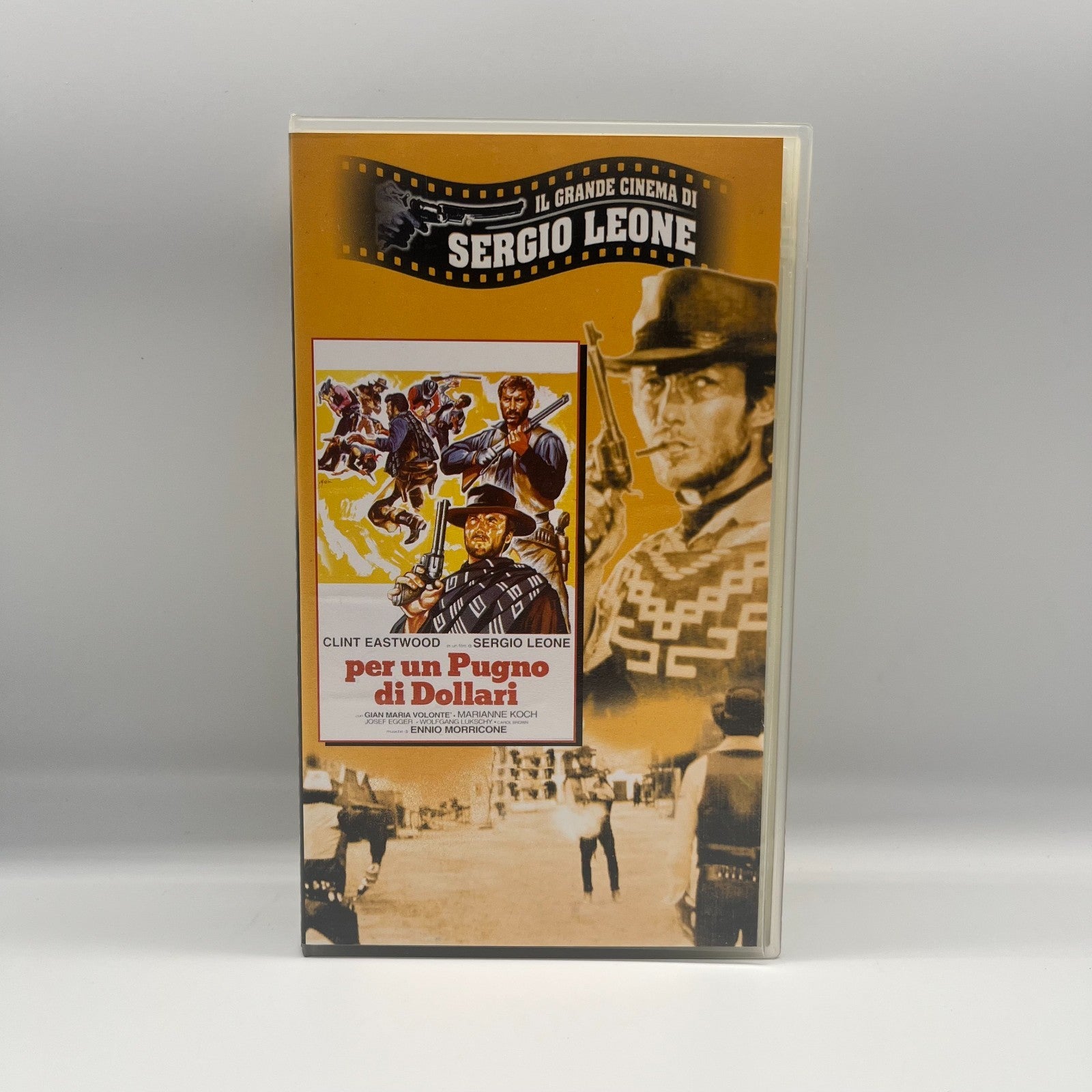 🎬 3x VHS Sergio Leone Western CLINT EASTWOOD Dollaro CVC