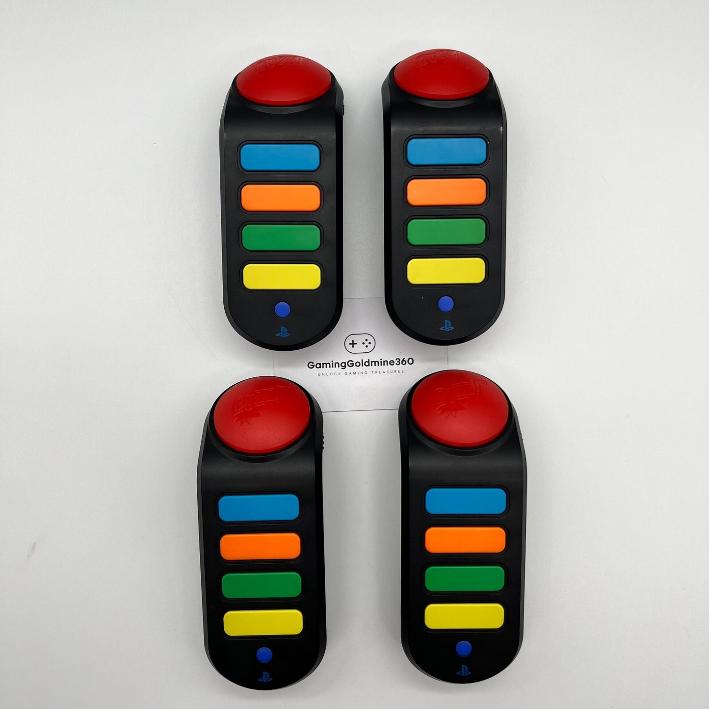 BUZZ ! QUIZ TV PS3 Completo + 4 Controller Sony PlayStation 3 SENZA PENNETTA USB