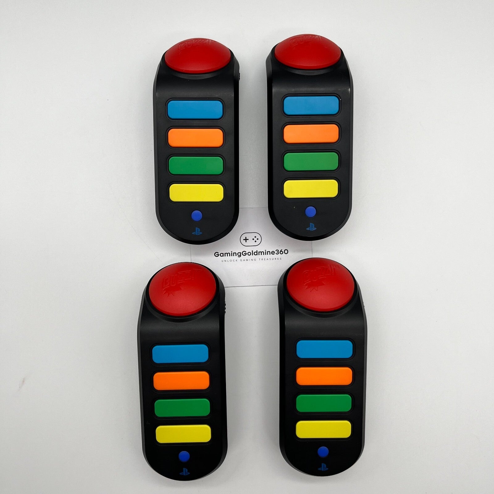 BUZZ ! QUIZ TV PS3 Completo + 4 Controller Sony PlayStation 3 SENZA PENNETTA USB