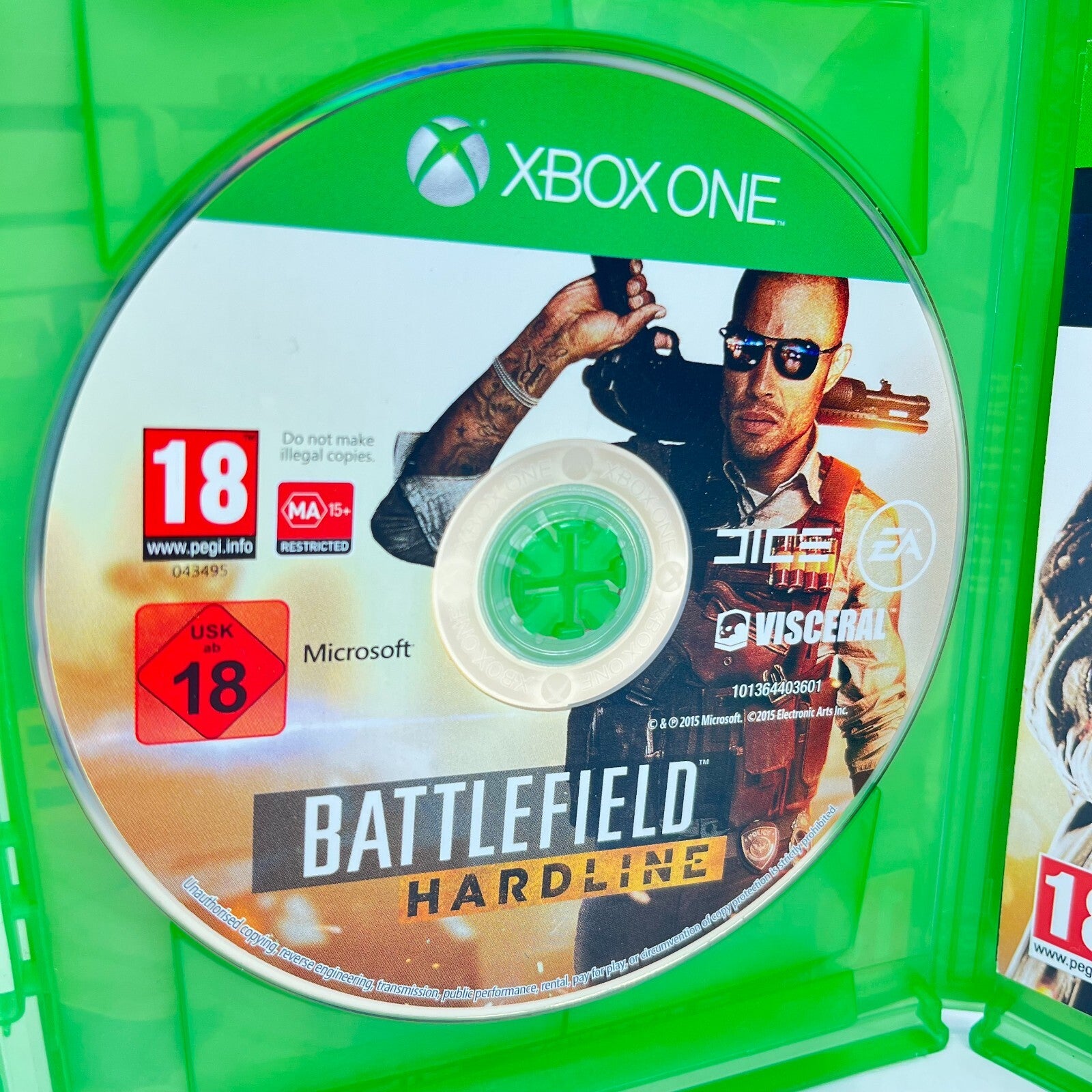 Battlefield HardLine Xbox One Italiano Completo Gioco EA Dice Microsoft OTTIMO