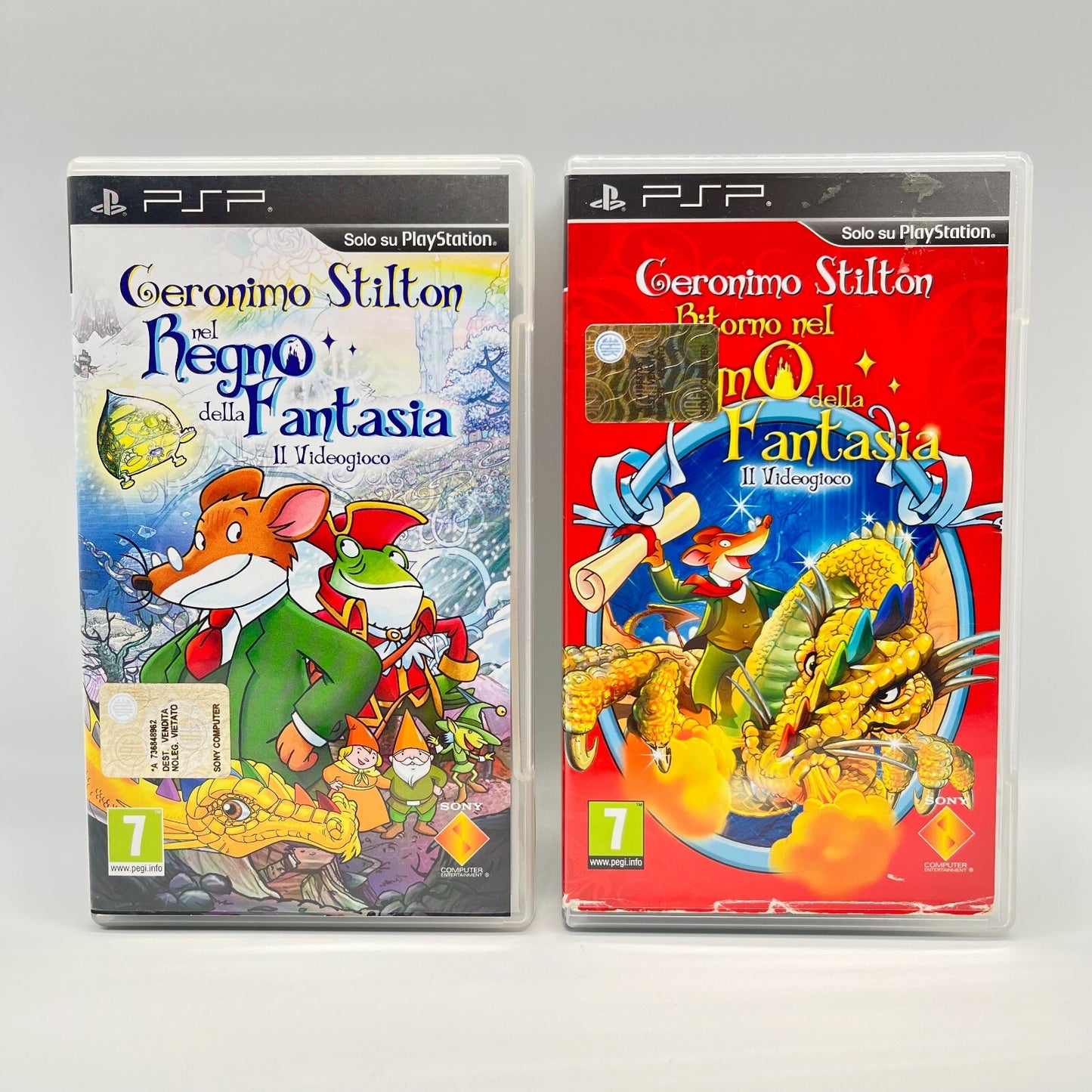 GERONIMO STILTON nel Regno della Fantasia + il Ritorno PSP Completo PlayStation