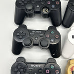 Lotto 9 Controller PS3 Sony DualShock 3 Sixaxis PER RICAMBI Non Funzionanti