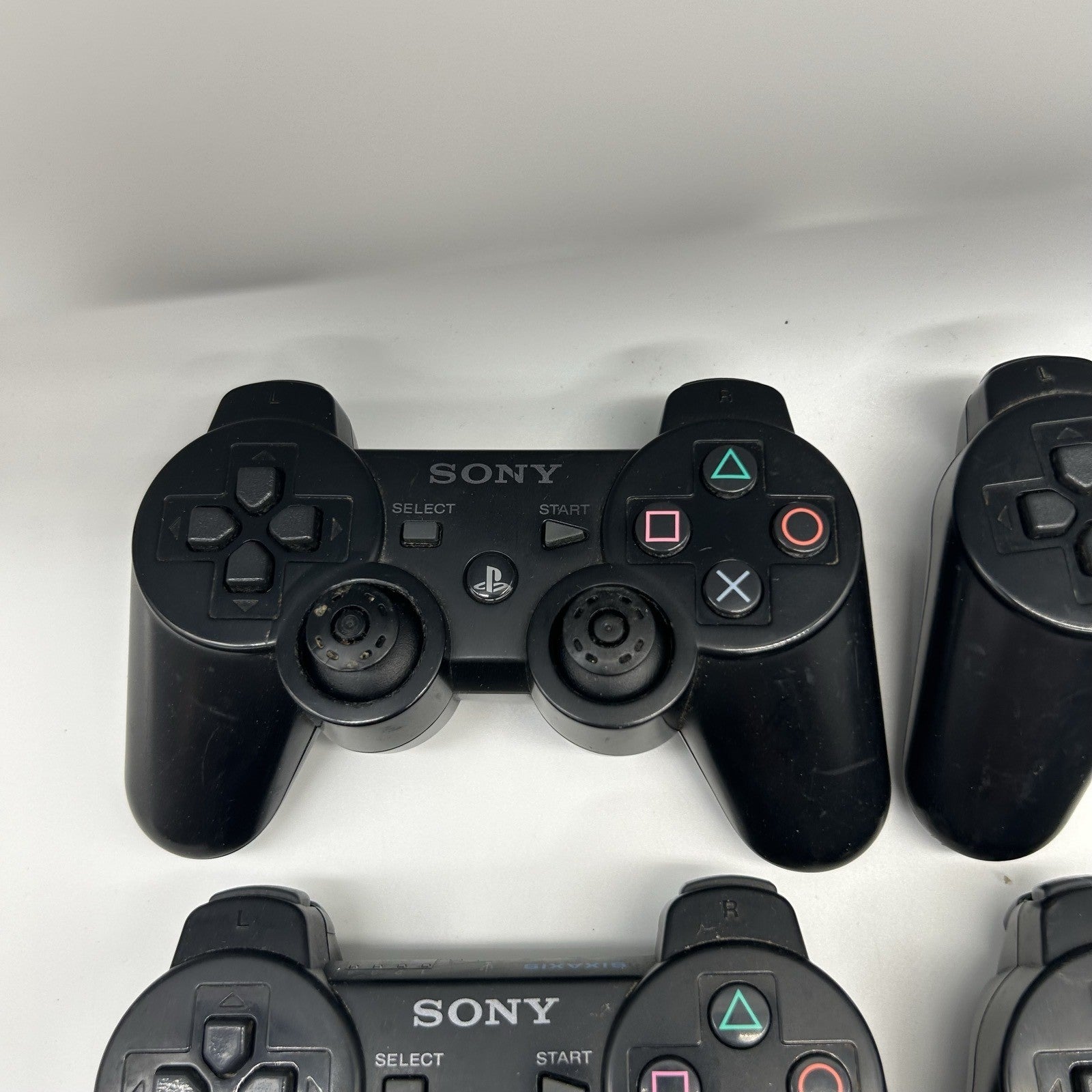 Lotto 9 Controller PS3 Sony DualShock 3 Sixaxis PER RICAMBI Non Funzionanti