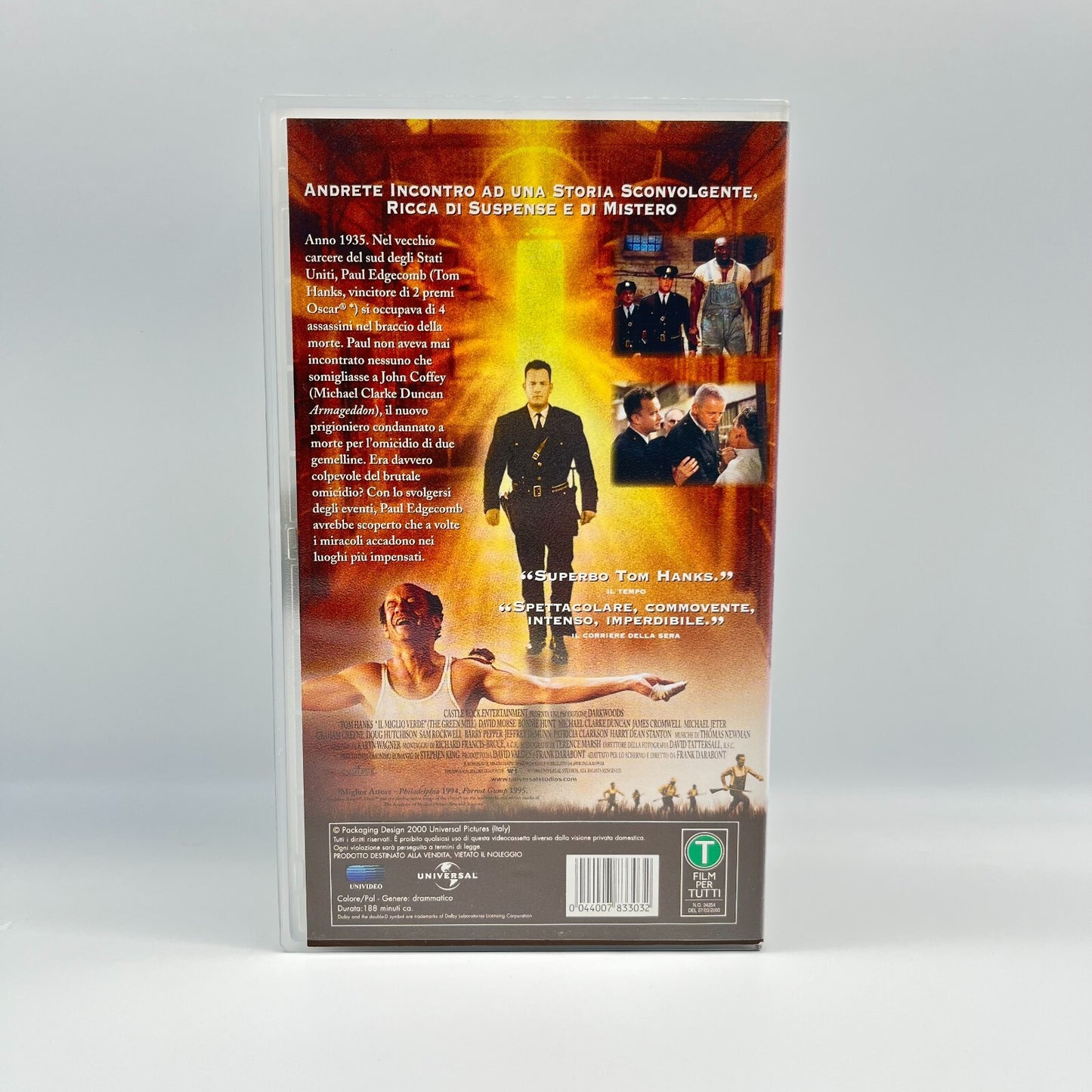 🎥 Il Miglio Verde - VHS - Tom Hanks - Cult RARO da Collezione 📼