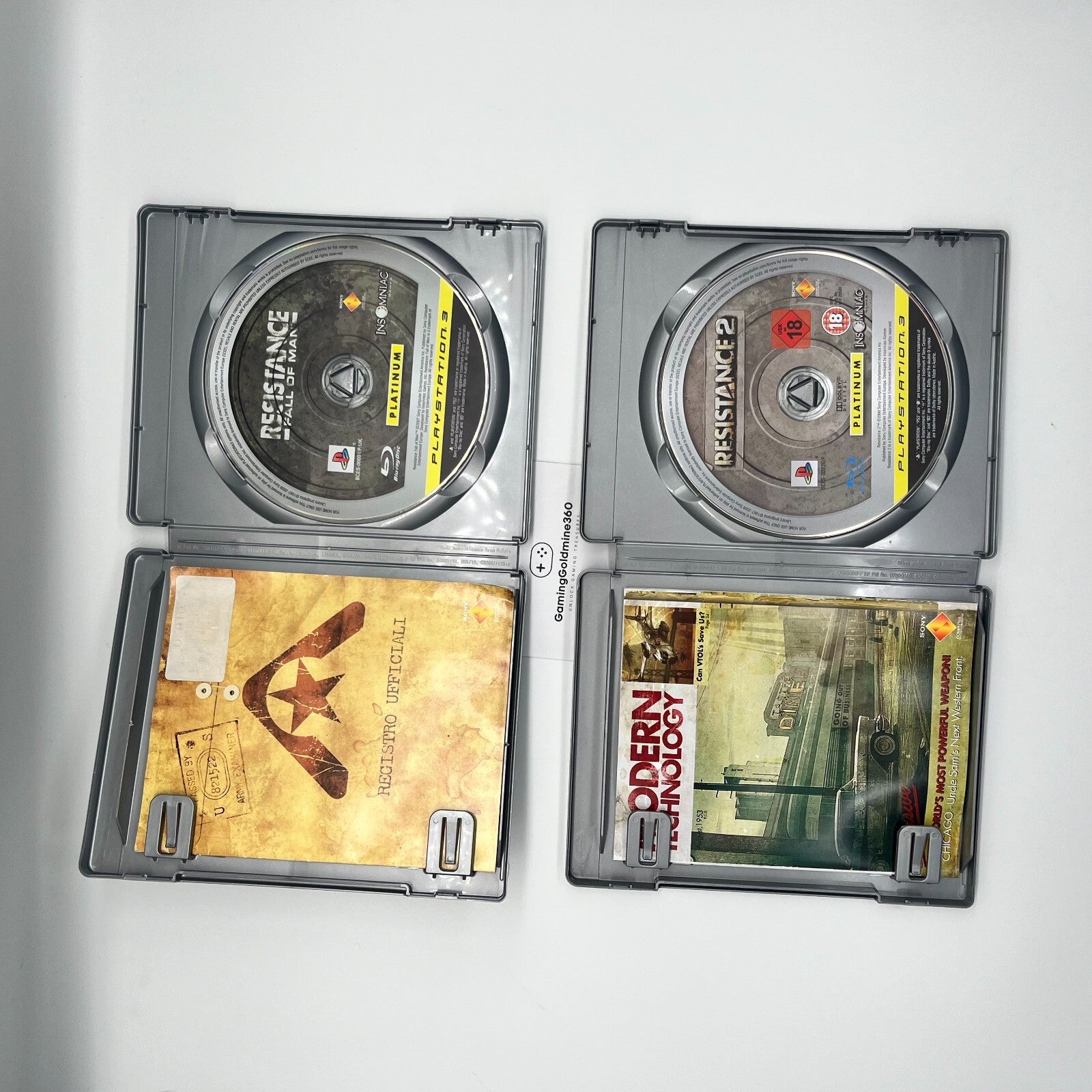RESISTANCE Fall of Man + 2 PS3 Italiano Completo PAL Sony PlayStation 3 Platinum