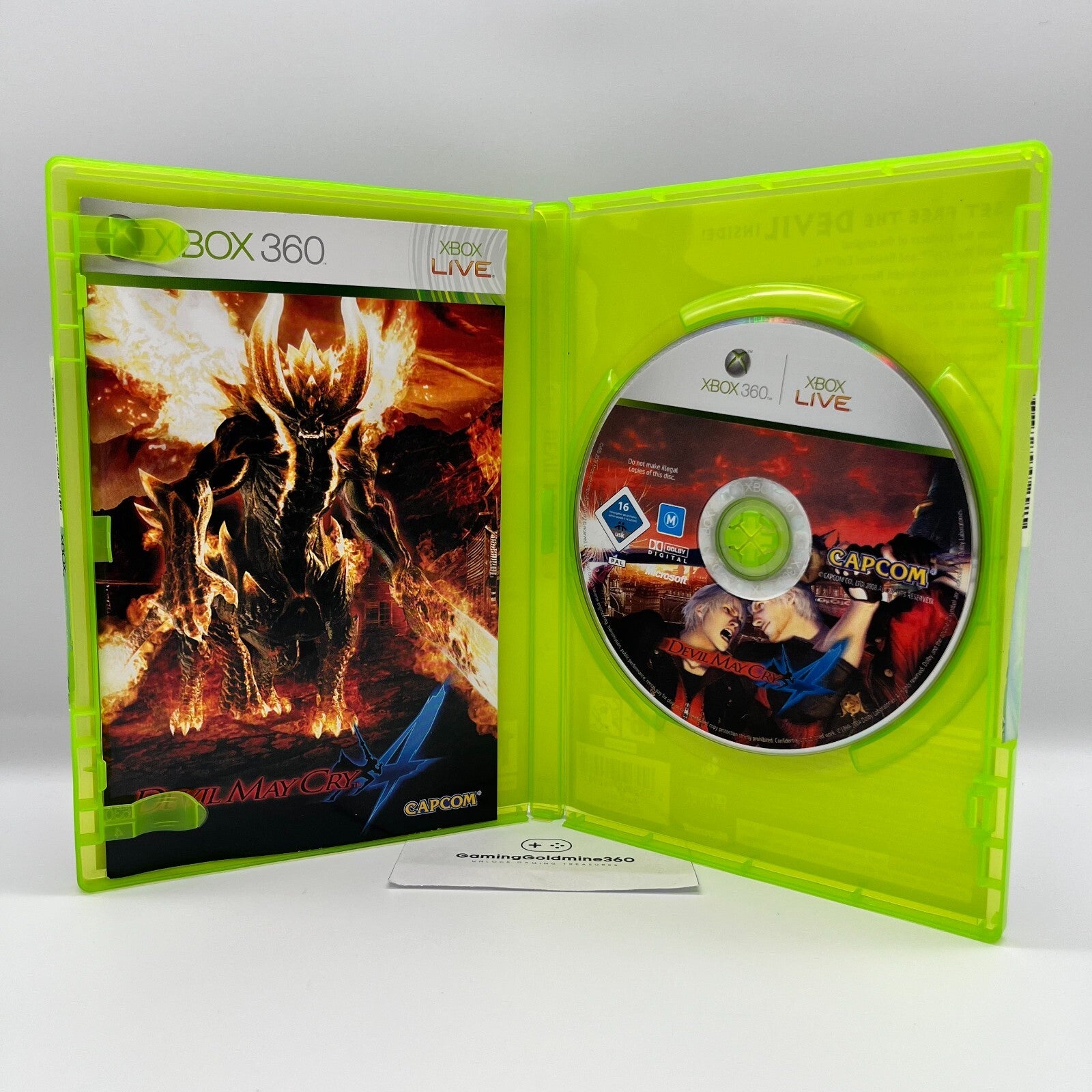 Devil May Cry 4 Xbox 360 Italiano Completo con Manuale PAL Capcom Microsoft