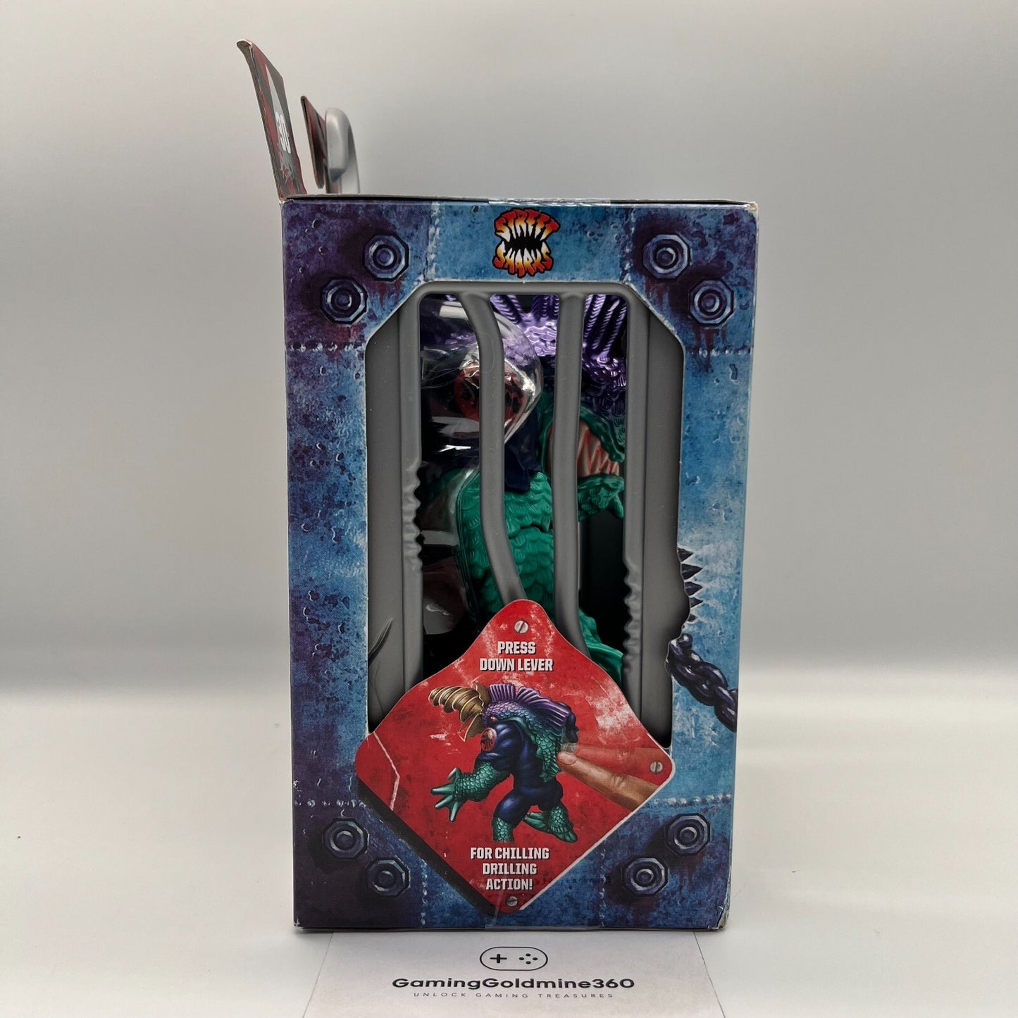 Street Sharks 30th Anniversary "SLASH" Action Figure EDIZIONE LIMITATA 🇺🇸 RARO