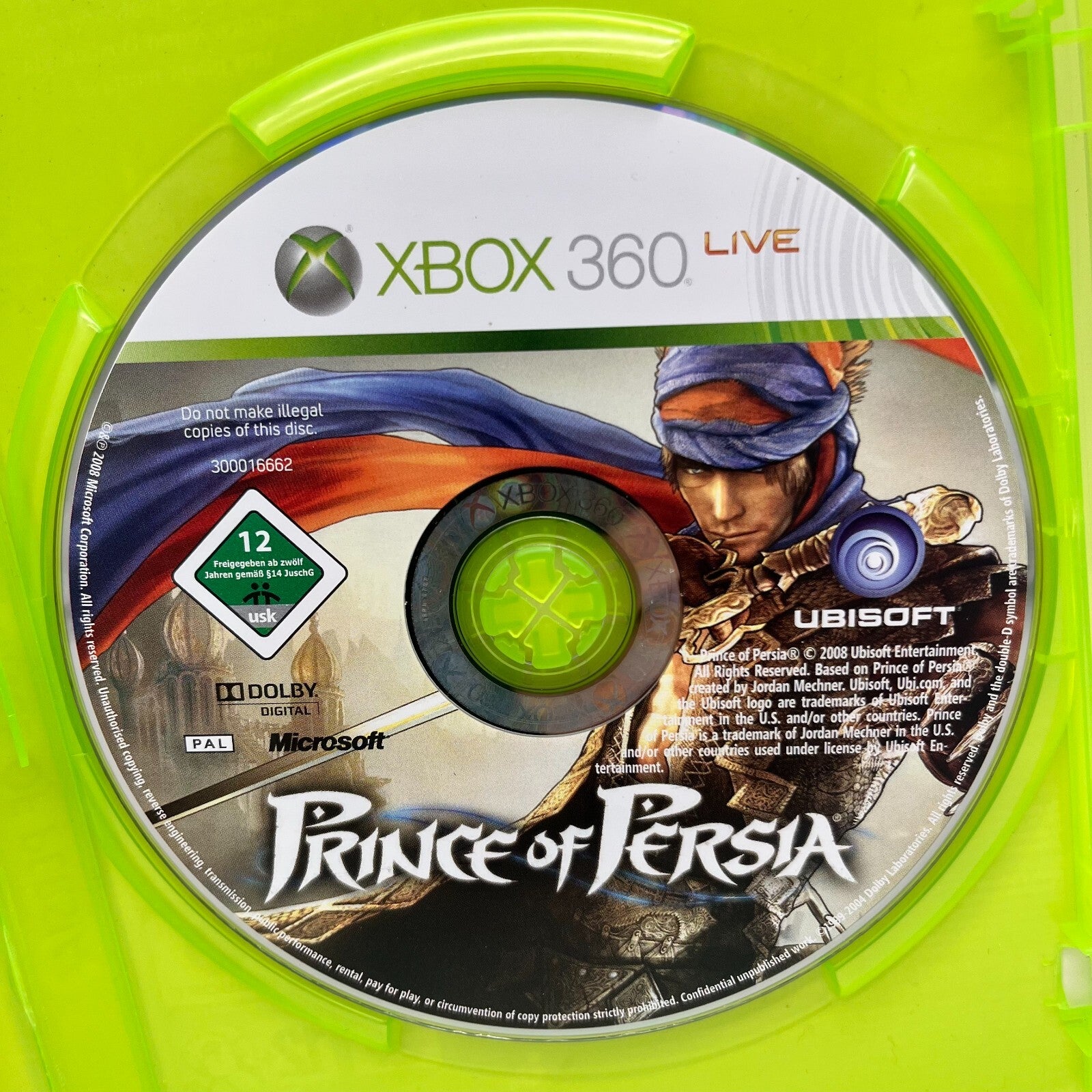 Prince of Persia Xbox 360 Italiano Completo con Manuale PAL Ubisoft Microsoft
