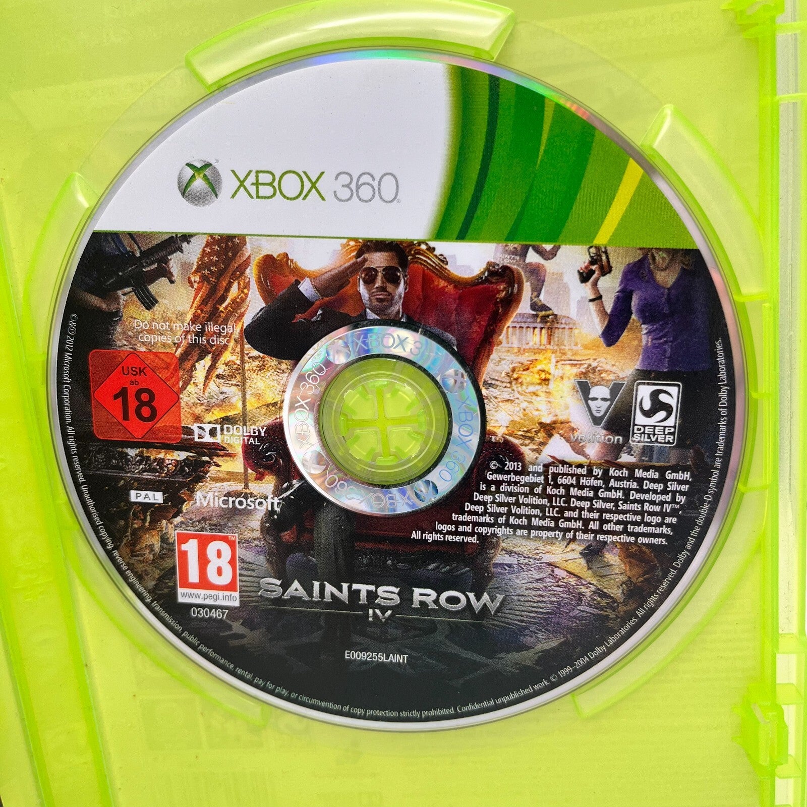 Saints Row IV Xbox 360 Italiano Completo con Manuale PAL DeepSilver Microsoft