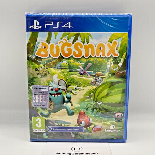 BugSnax PS4 PS5 Italiano NUOVO SIGILLATO fangamer Sony PlayStation 4 5 🎁 REGALO