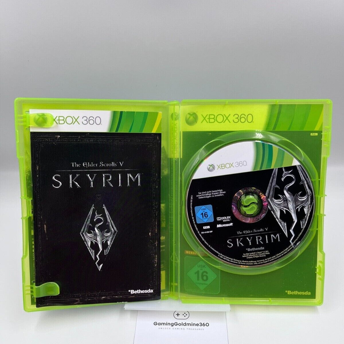 The Elder Scrolls V SKYRIM Xbox 360 Completo con Manuale PAL Multilingua OTTIMO
