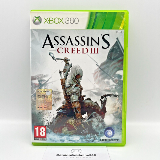 Assassin's Creed III 3 Xbox 360 Italiano PAL senza manuale Ubisoft Microsoft